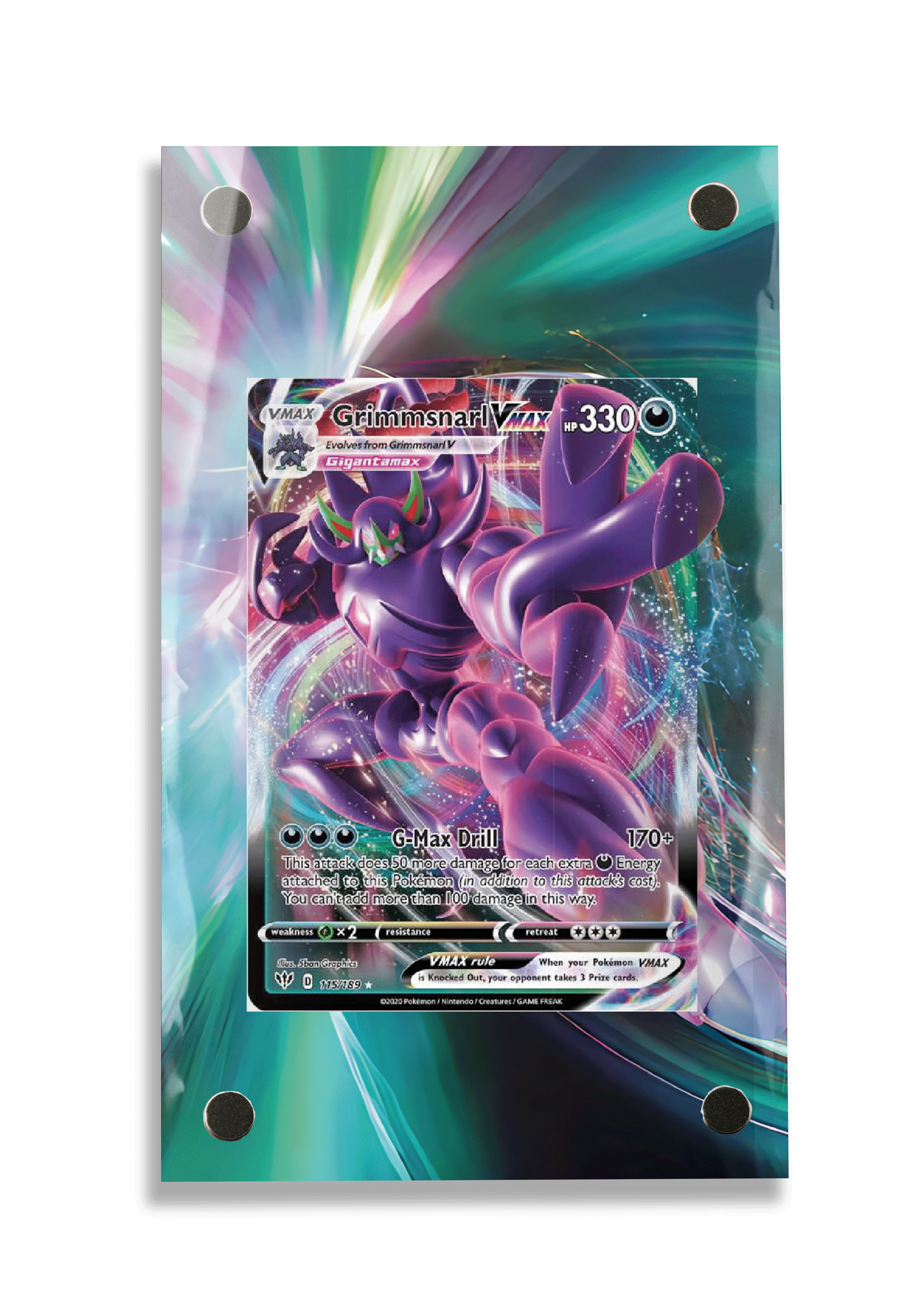 Pokémon TCG Mimikyu V (Full Art) Sword & Shield - Battle Styles #148/163 Display Frame | Gem Mint Sleeve