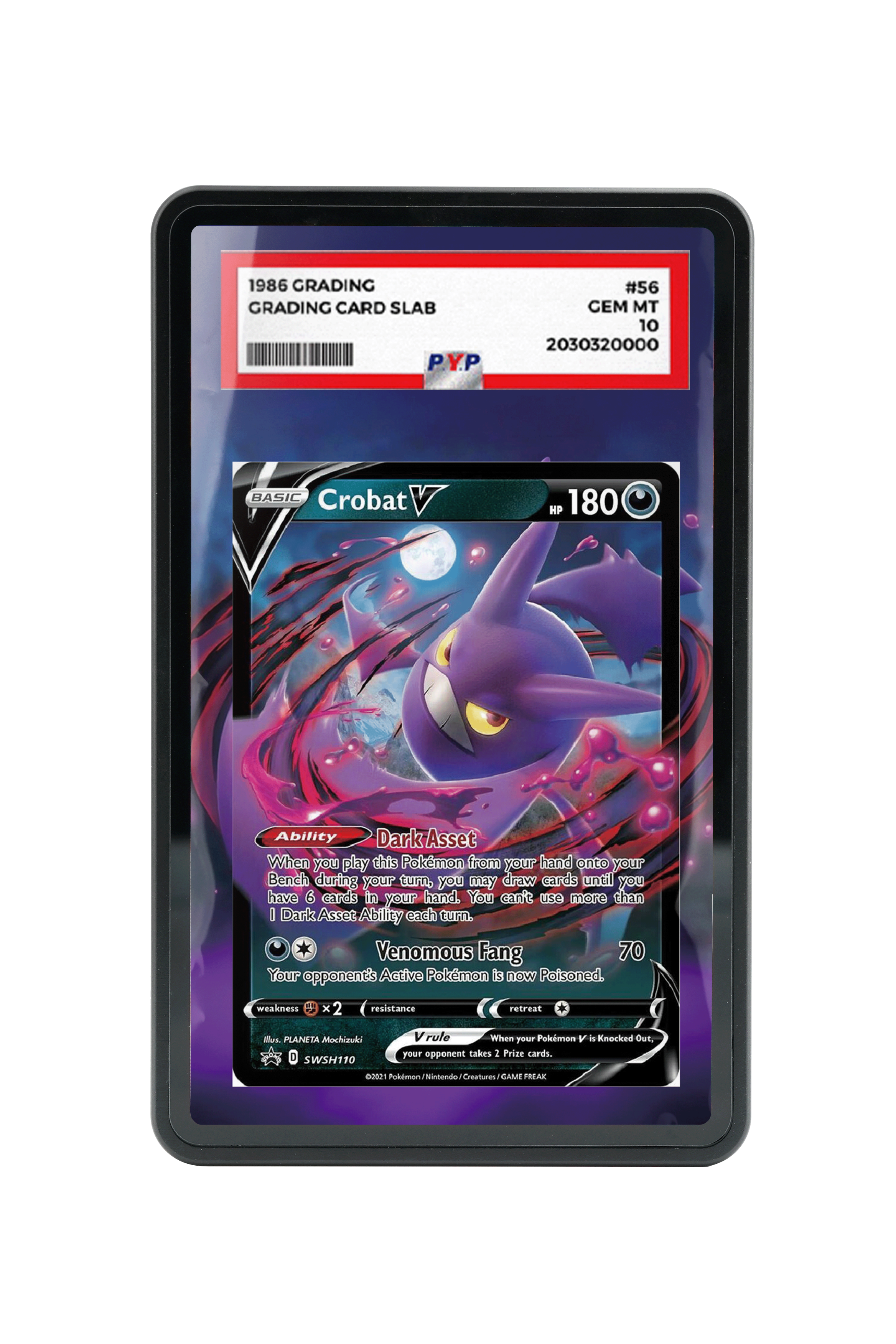 Crobat V-Sword & Shield-Sword & Shield Promo Cards-[SWSH110 ]- PSA GRADE