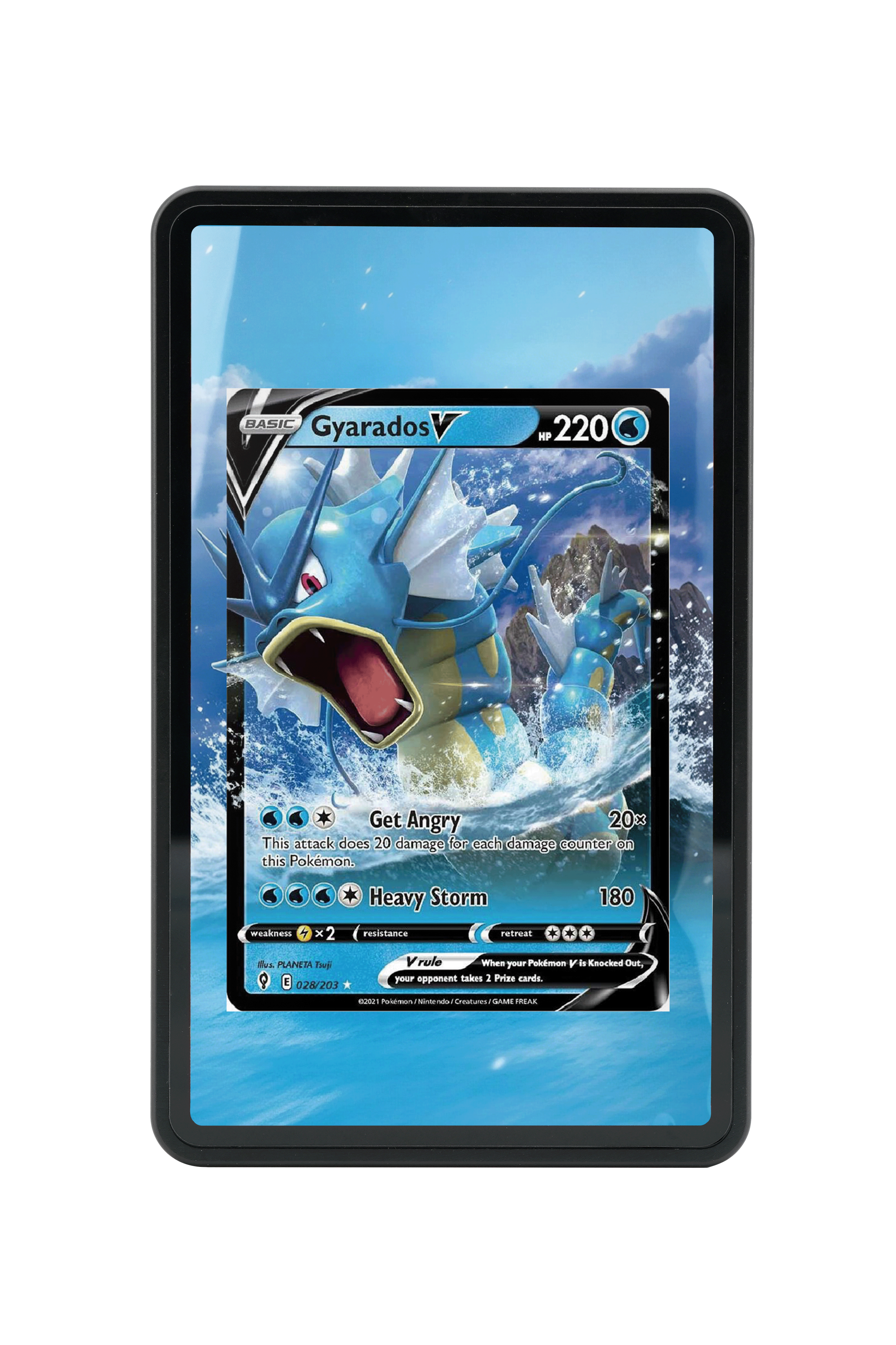 Gyarados V-Sword & Shield-Evolving Skies-[028/203 ]-MAGNETIC CARD HOLDER