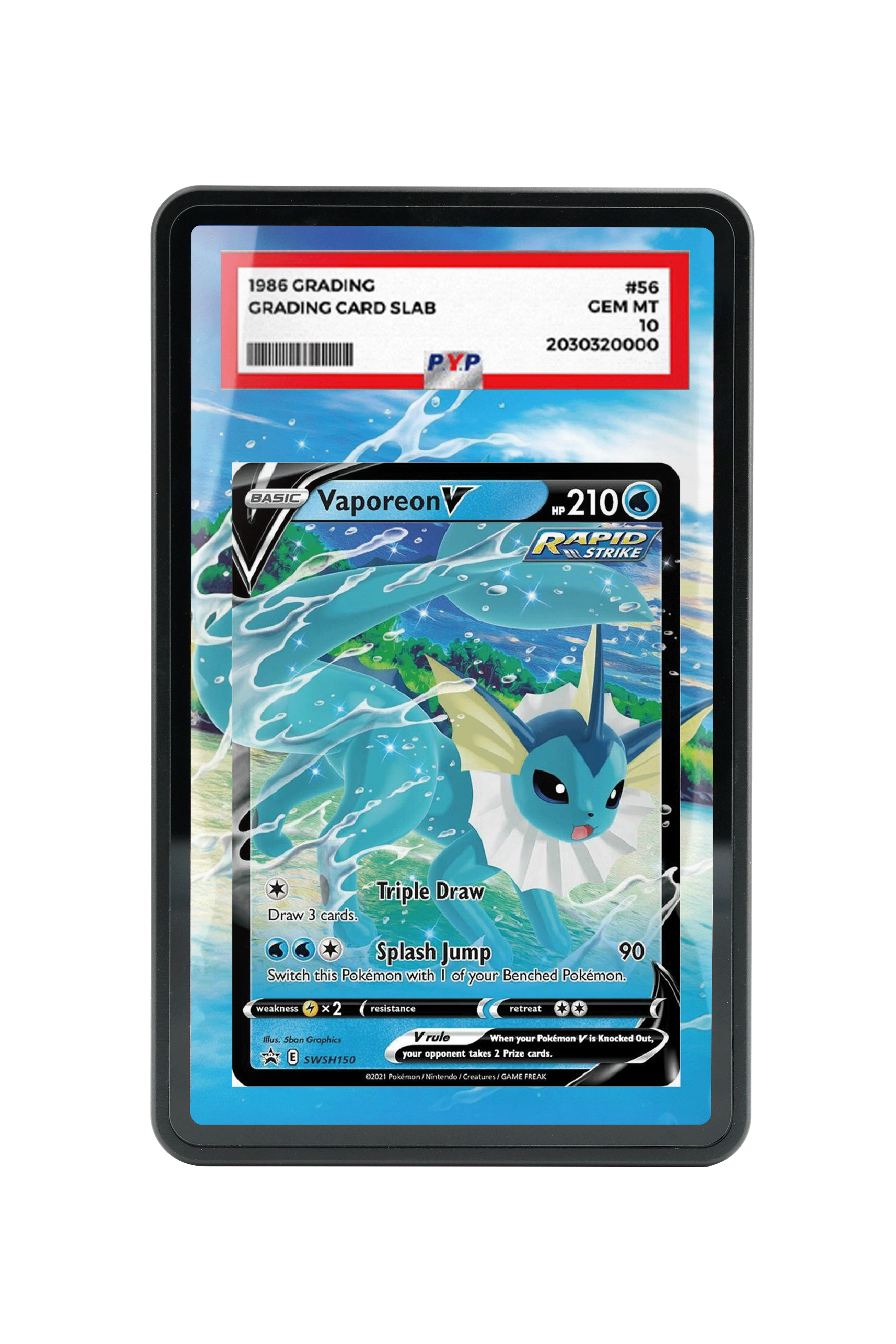 Vaporeon V-Sword & Shield-Sword & Shield Promo Cards-[SWSH150 ]- PSA GRADE