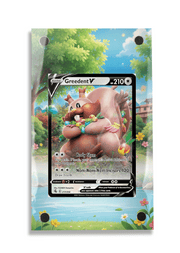 Pokémon TCG Greedent V Sword & Shield - Fusion Strike #217/264 Display Frame | Gem Mint Sleeve