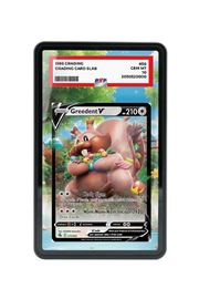 Pokémon TCG Greedent V Sword & Shield - Fusion Strike #217/264 PSA Grade Case | Gem Mint Sleeve