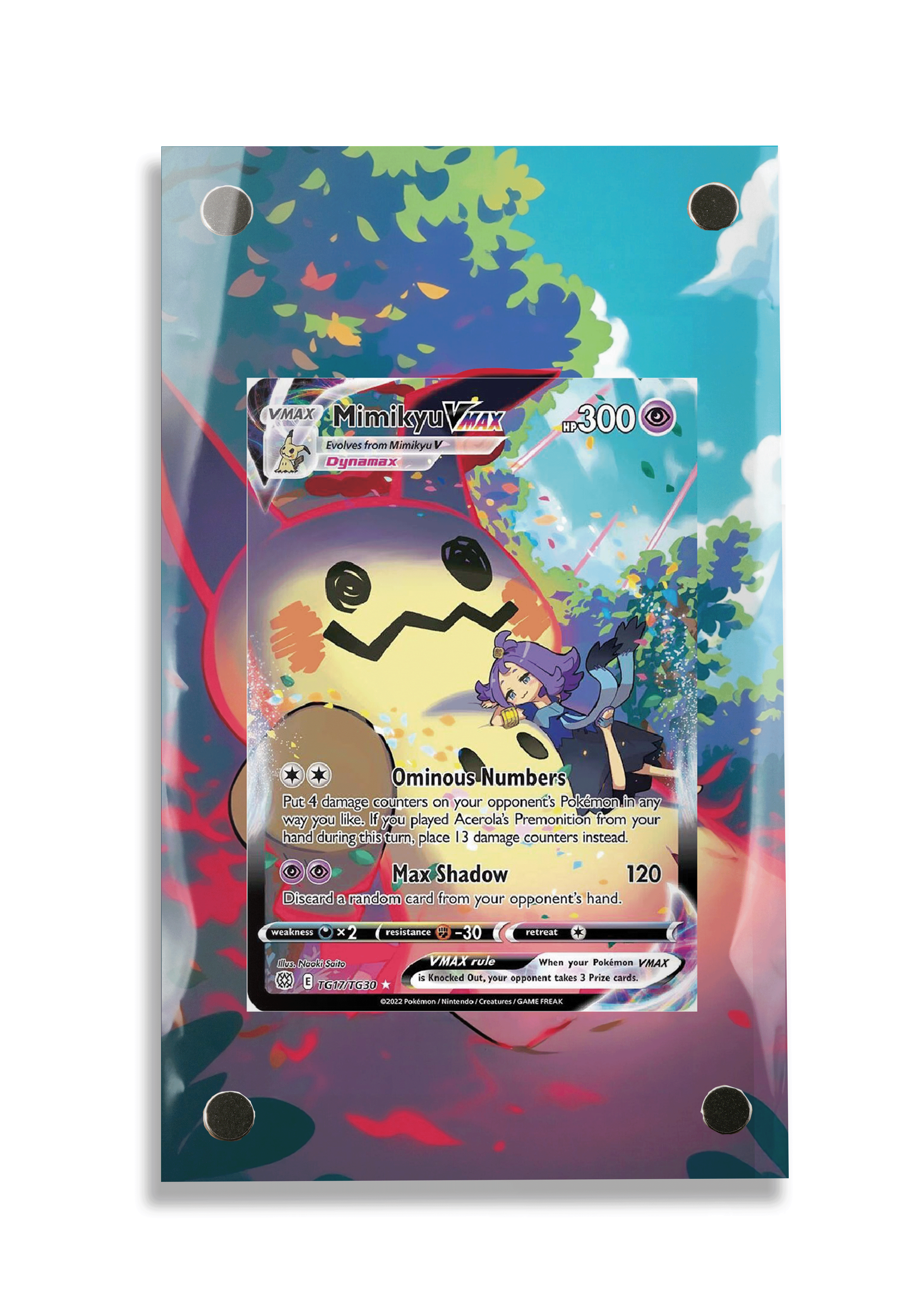 Mimikyu VMAX-Sword & Shield-Brilliant Stars Trainer Gallery-[TG17/TG30]- FRAME