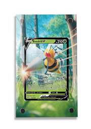 Pokémon TCG Beedrill V Sword & Shield - Astral Radiance #001/189 Display Frame | Gem Mint Sleeve