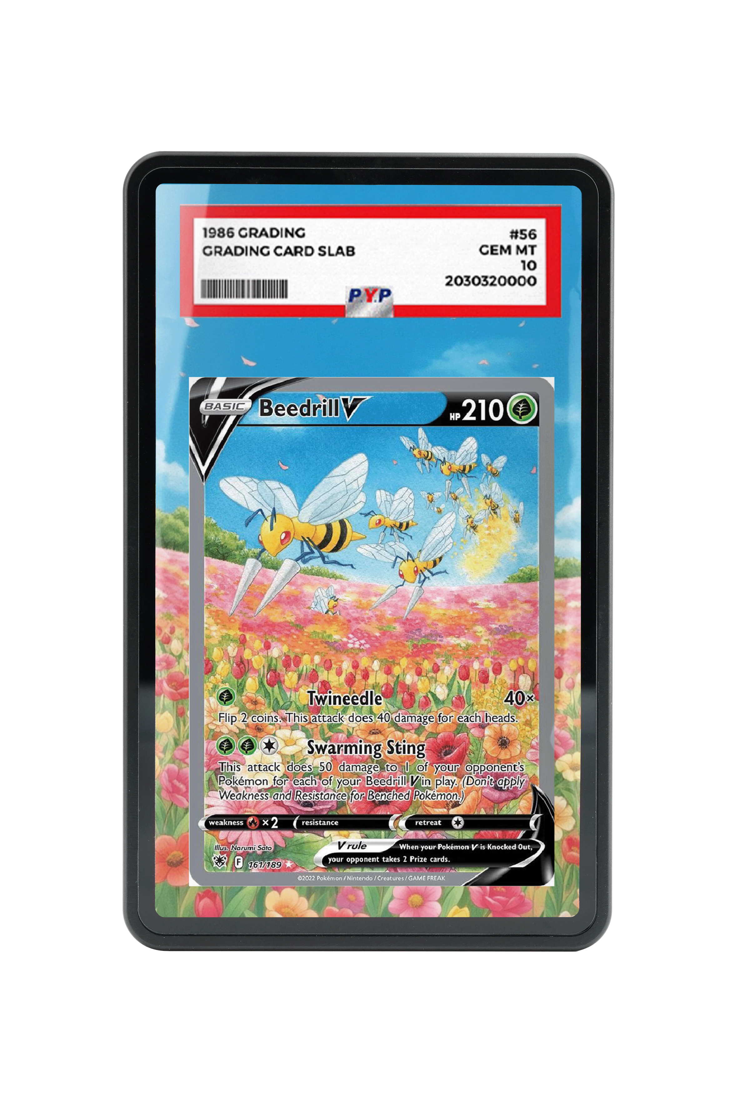 Beedrill V (Alternate Full Art)-Sword & Shield-Astral Radiance-[161/189 ]- PSA GRADE