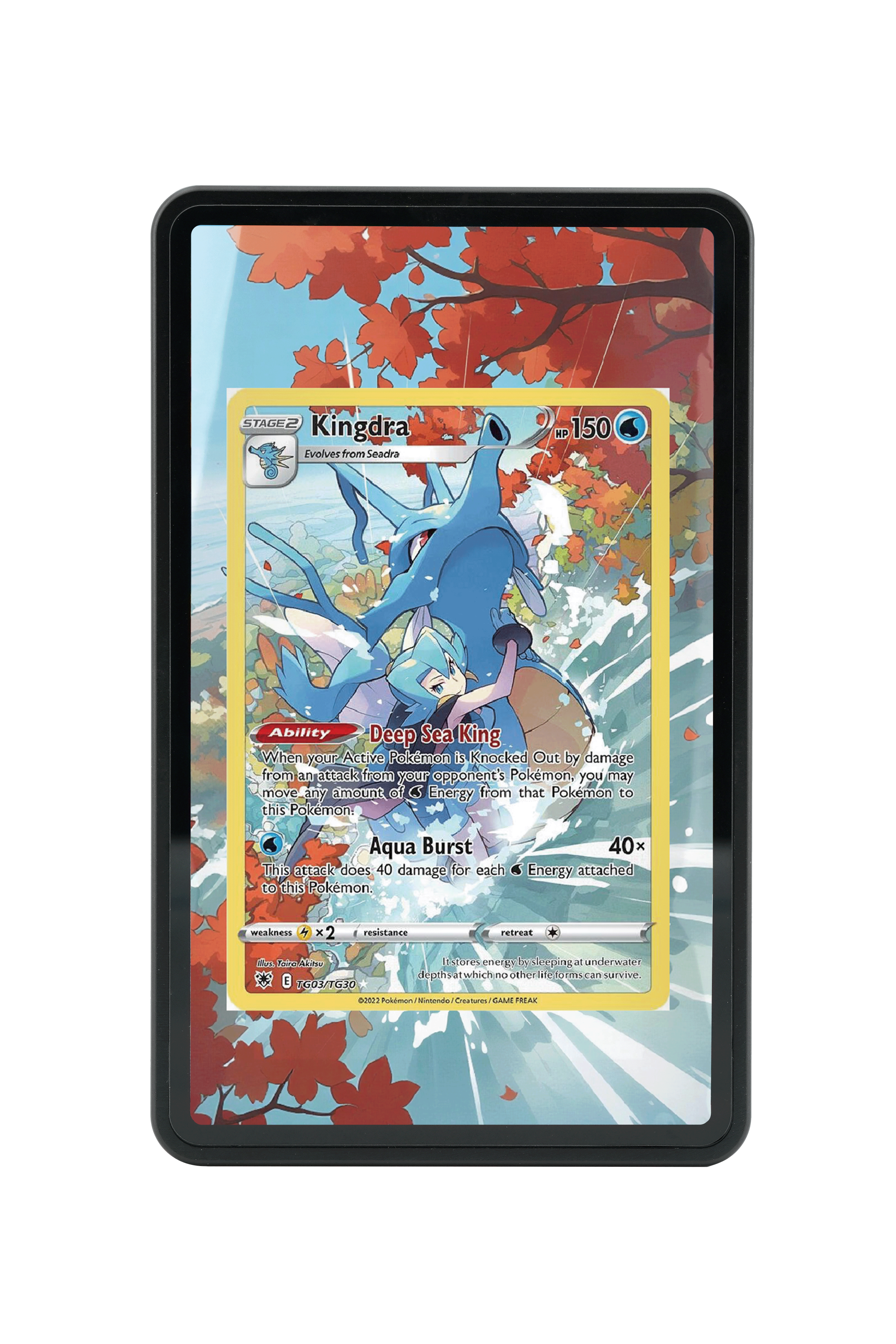 Kingdra-Sword & Shield-Astral Radiance Trainer Gallery-[TG03/TG30 ]-MAGNETIC CARD HOLDER