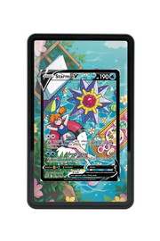 Pokémon TCG Starmie V Sword & Shield - Astral Radiance Trainer Gallery #TG13/TG30 Magnetic Card Holder | Gem Mint Sleeve