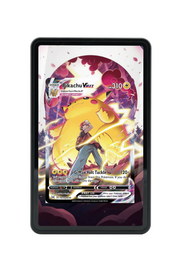 Pokémon TCG Pikachu VMAX Sword & Shield - Lost Origin Trainer Gallery #TG17/TG30 Magnetic Card Holder | Gem Mint Sleeve