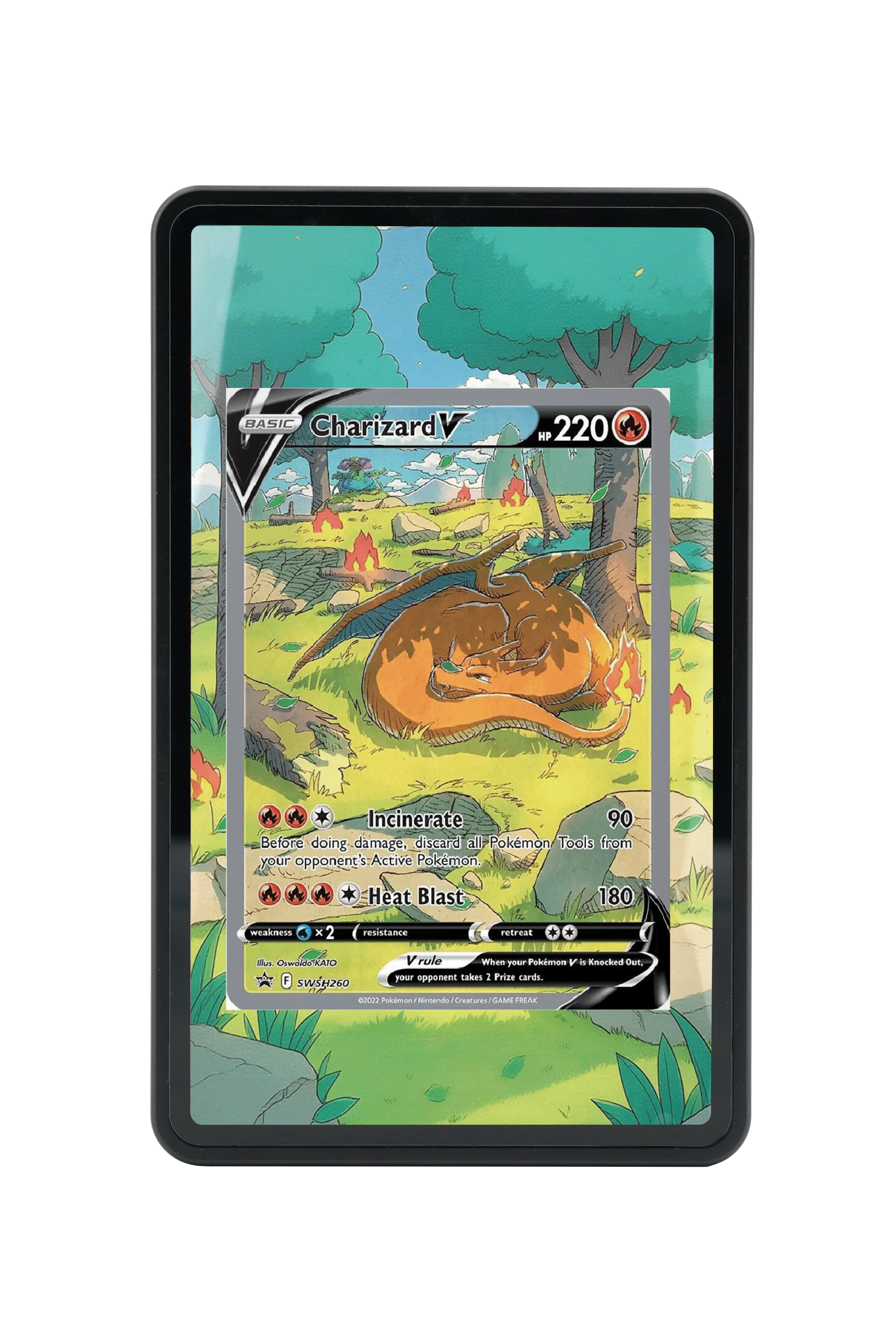 Charizard V-Sword & Shield-Sword & Shield Promo Cards-[SWSH260 ]-MAGNETIC CARD HOLDER