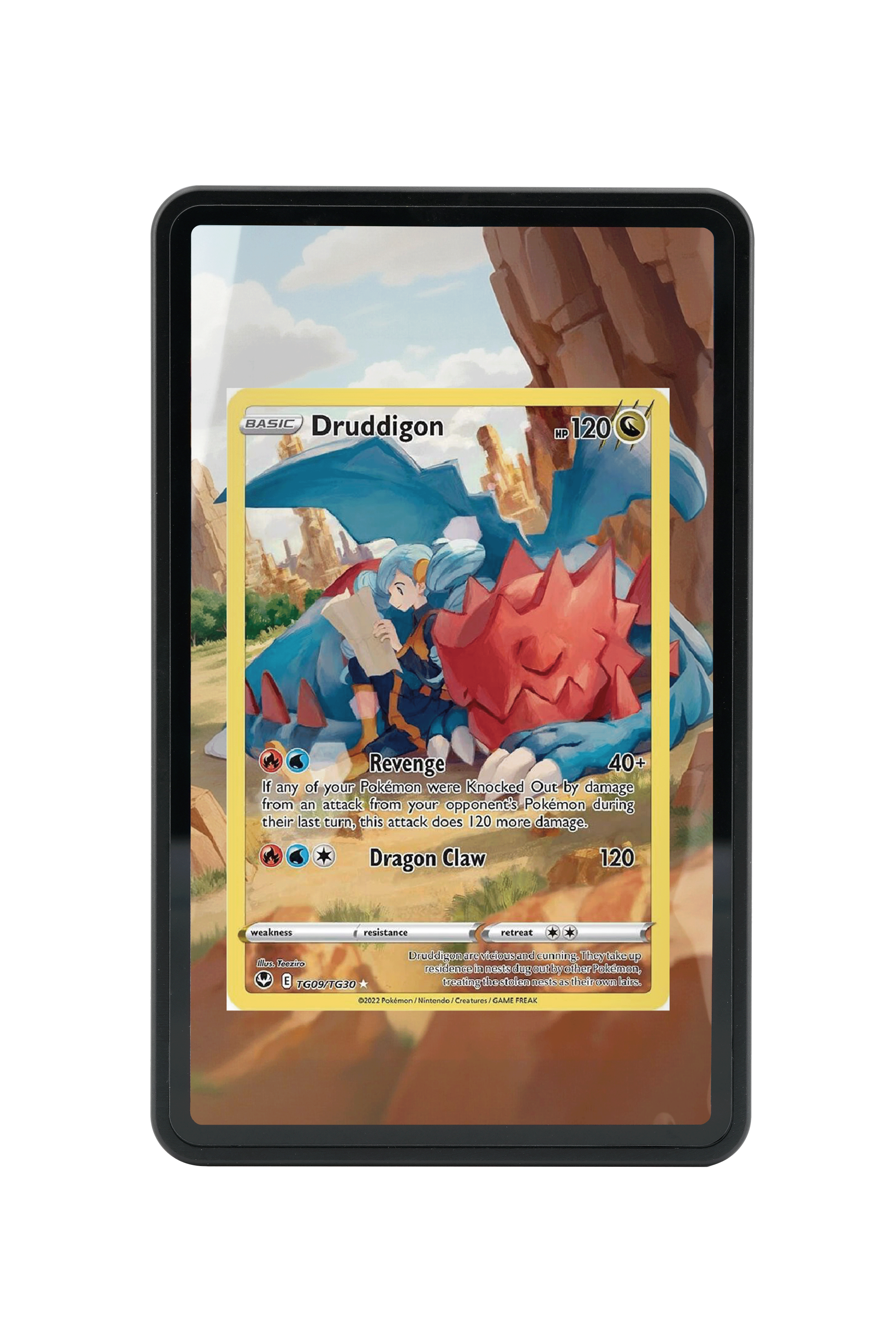 Druddigon-Sword & Shield-Silver Tempest Trainer Gallery-[TG09/TG30 ]-MAGNETIC CARD HOLDER