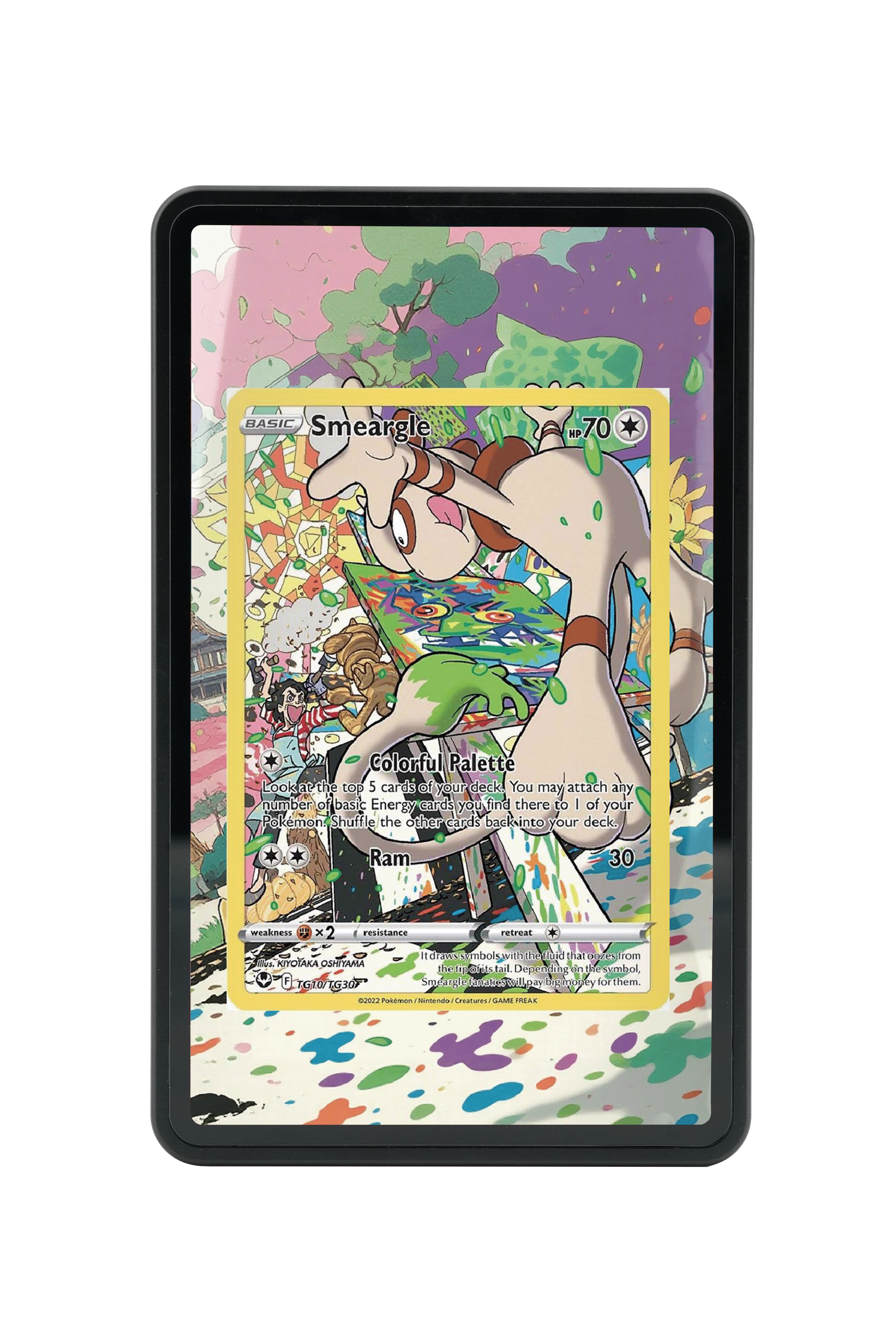 Smeargle-Sword & Shield-Silver Tempest Trainer Gallery-[TG10/TG30 ]-MAGNETIC CARD HOLDER