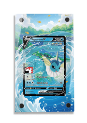 Pokémon TCG Vaporeon V Other Series Prize Pack Series Cards #SWSH150 Display Frame | Gem Mint Sleeve