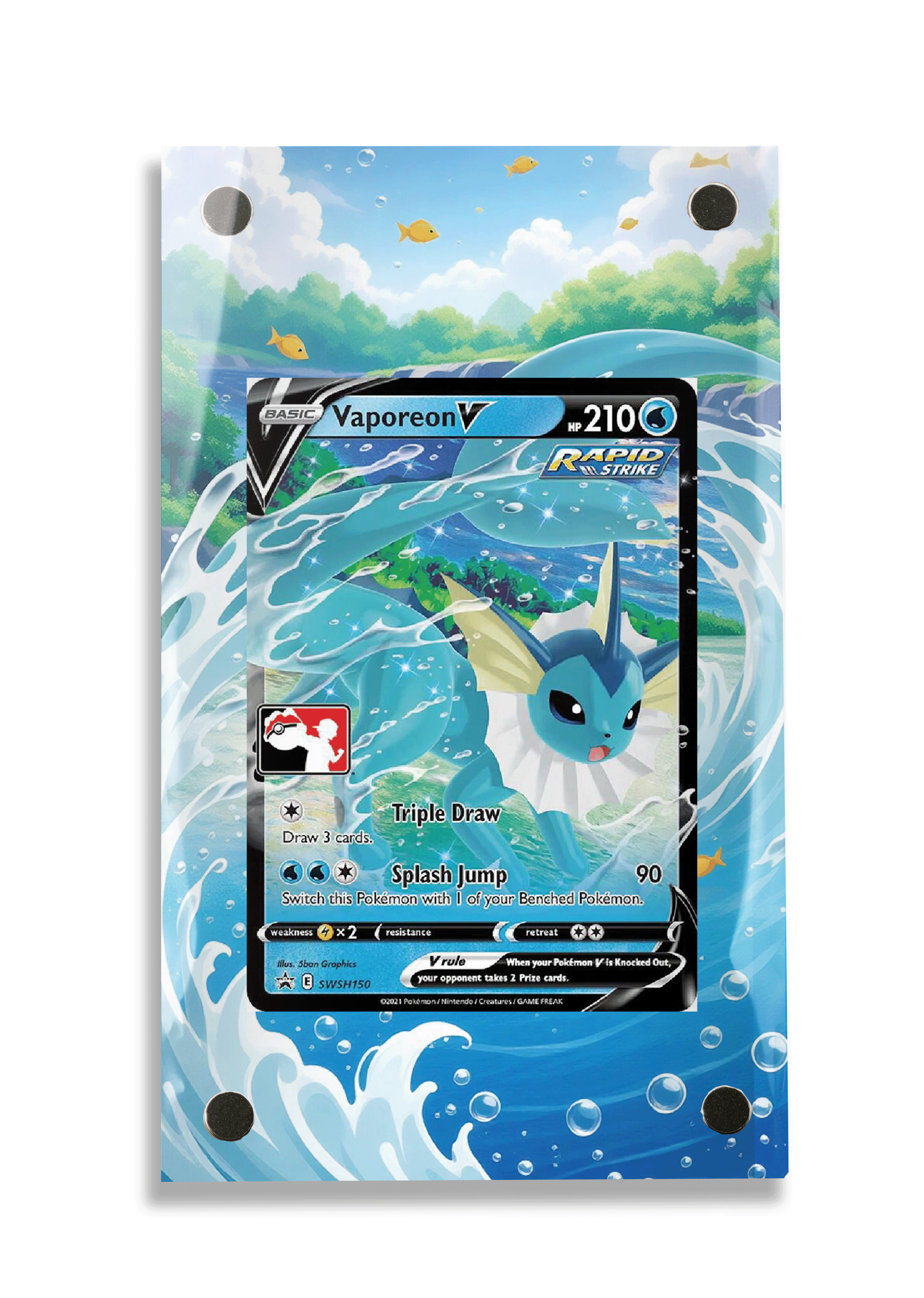 Vaporeon V-Other Series-Prize Pack Series Cards-[SWSH150]- FRAME