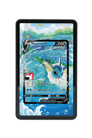 Pokémon TCG Vaporeon V Prize Pack Series Cards #SWSH150 Magnetic Card Holder | Gem Mint Sleeve