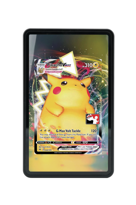 Pokémon TCG Pikachu VMAX Prize Pack Series Cards #044/185 Magnetic Card Holder | Gem Mint Sleeve