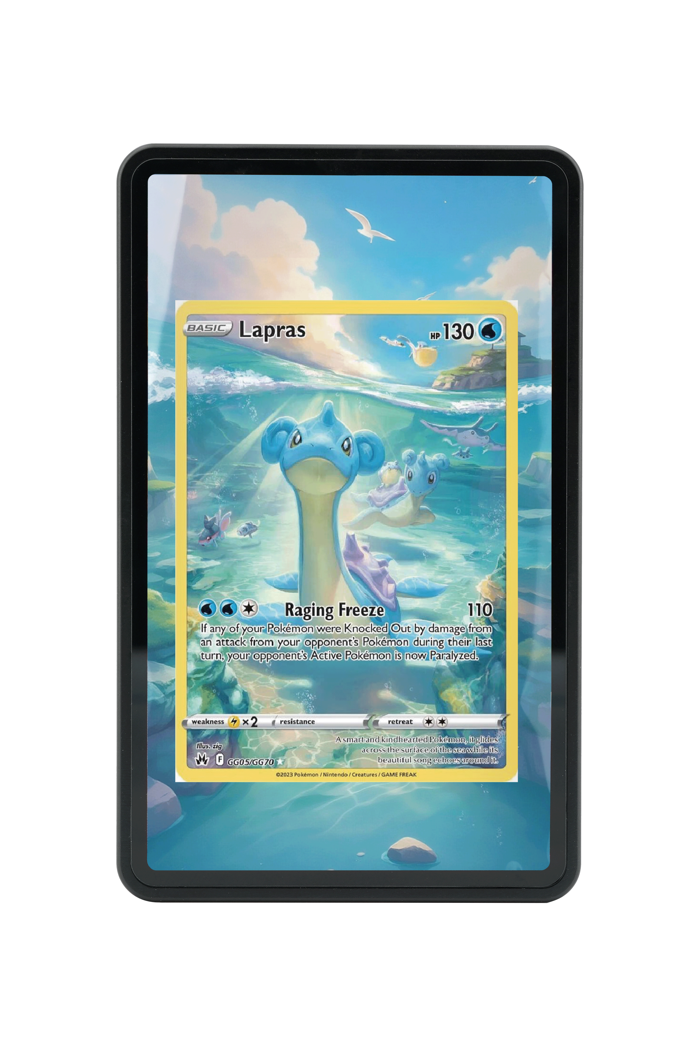 Lapras-Sword & Shield-Crown Zenith: Galarian Gallery-[GG05/GG70 ]-MAGNETIC CARD HOLDER