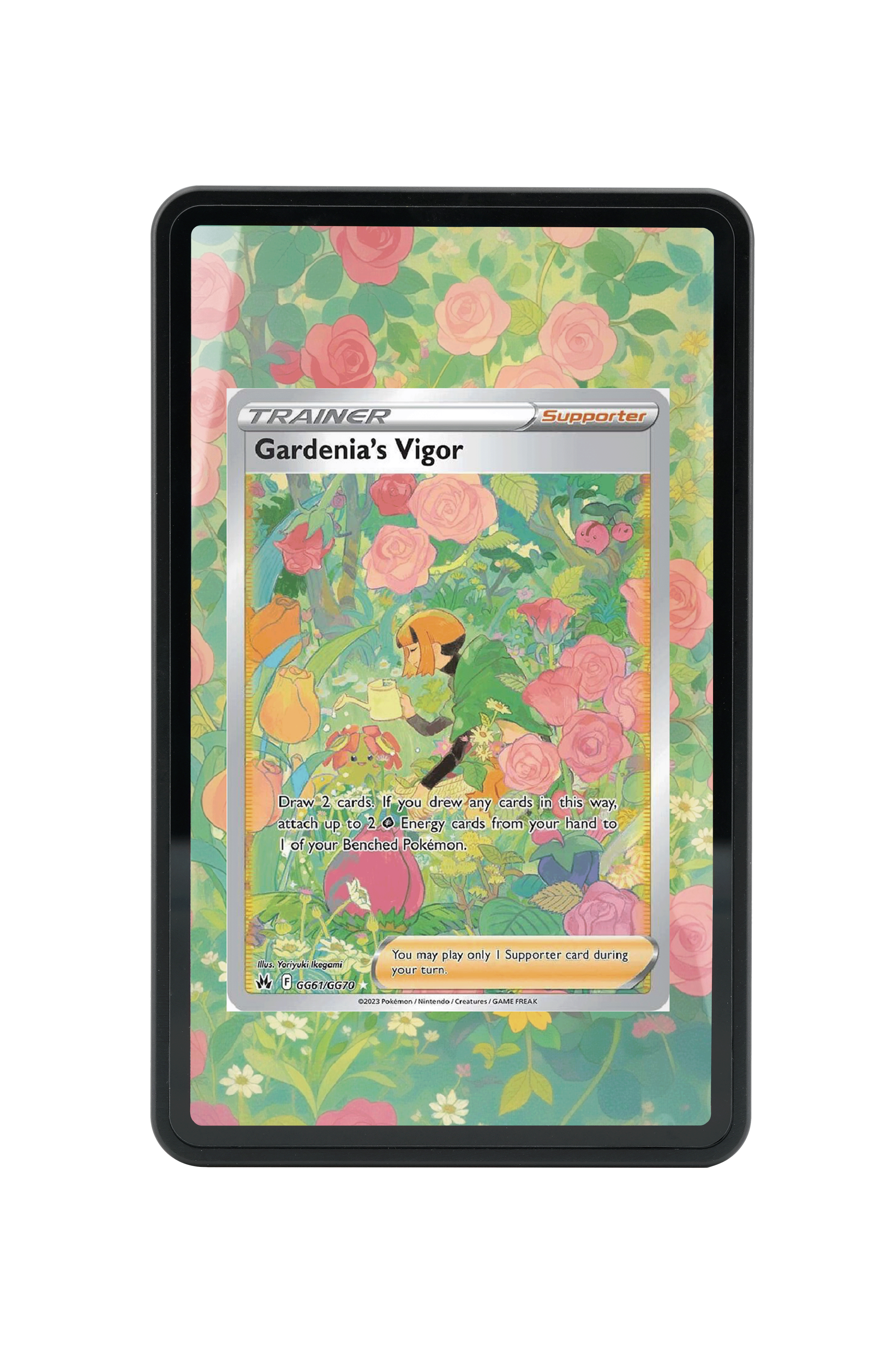 Gardenia's Vigor-Sword & Shield-Crown Zenith: Galarian Gallery-[GG61/GG70 ]-MAGNETIC CARD HOLDER
