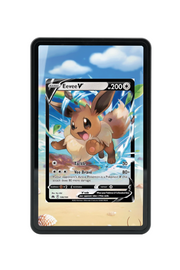 Pokémon TCG Eevee V Sword & Shield - Crown Zenith #108/159 Magnetic Card Holder | Gem Mint Sleeve