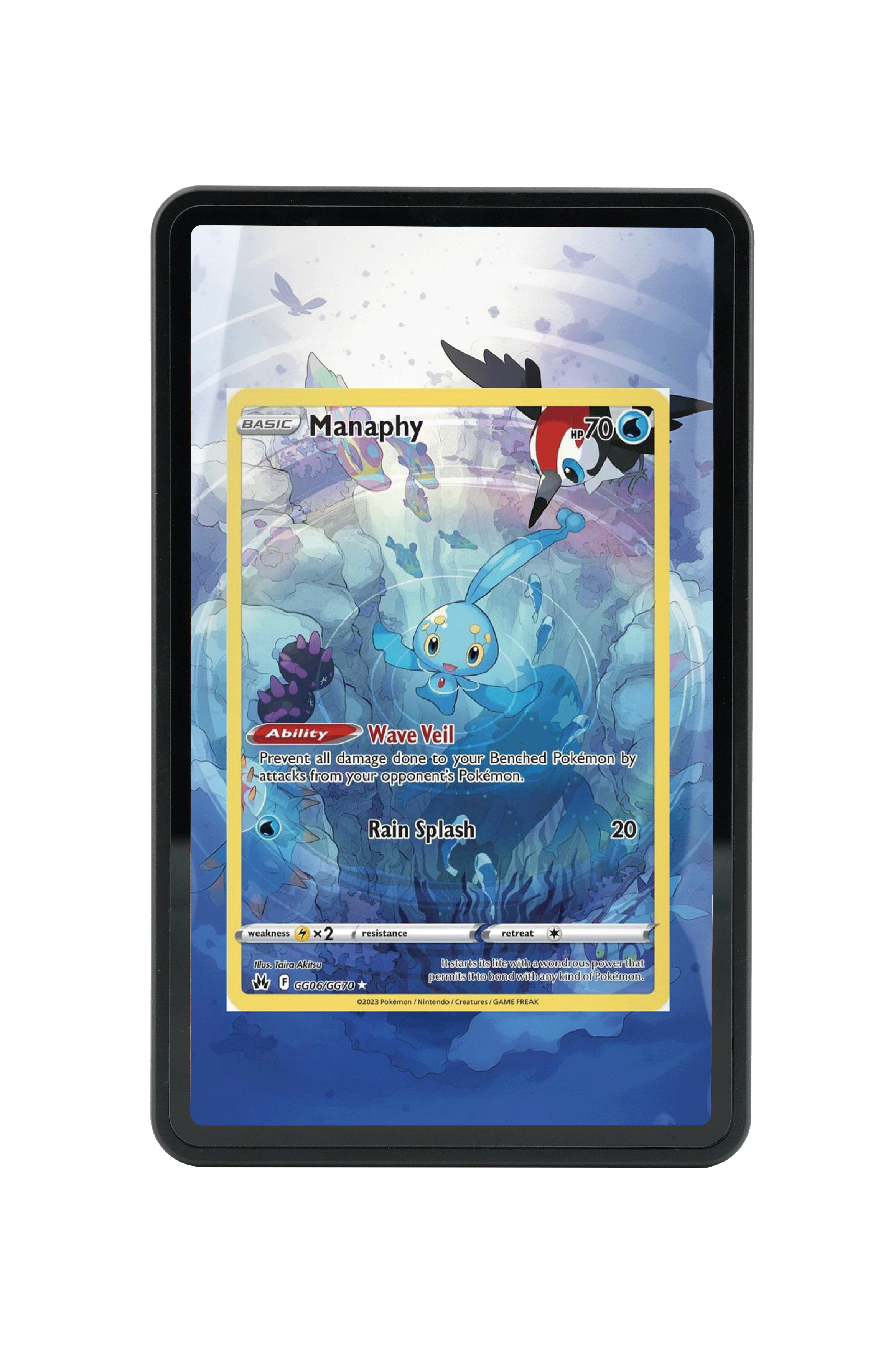 Manaphy-Sword & Shield-Crown Zenith: Galarian Gallery-[GG06/GG70 ]-MAGNETIC CARD HOLDER
