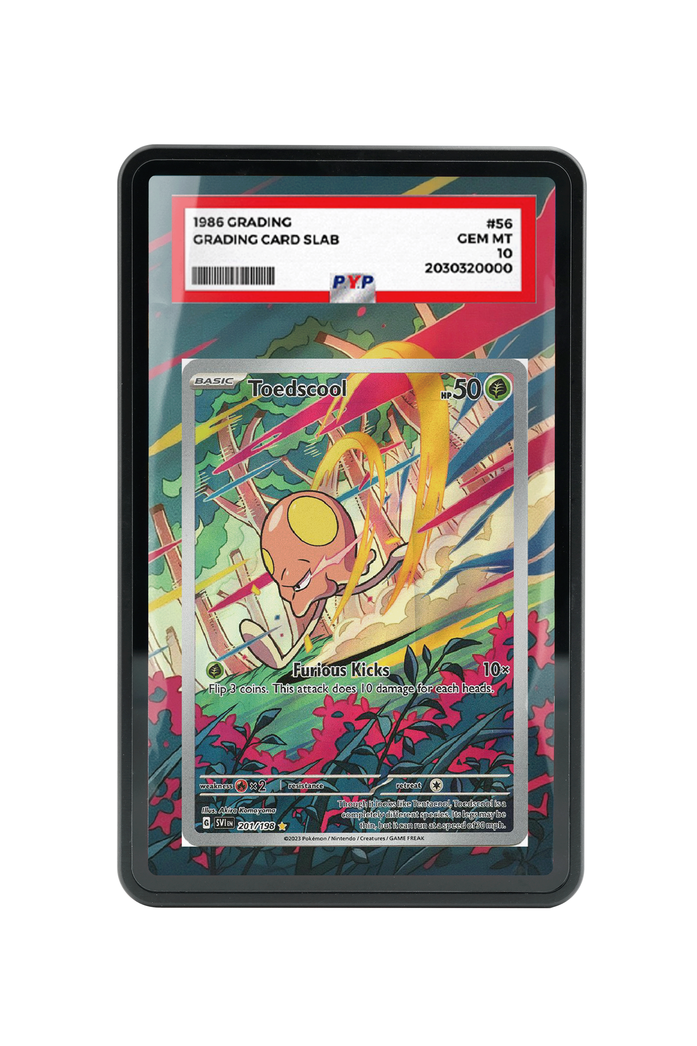 Toedscool-Scarlet & Violet-Scarlet & Violet Base Set-[201/198 ]- PSA GRADE