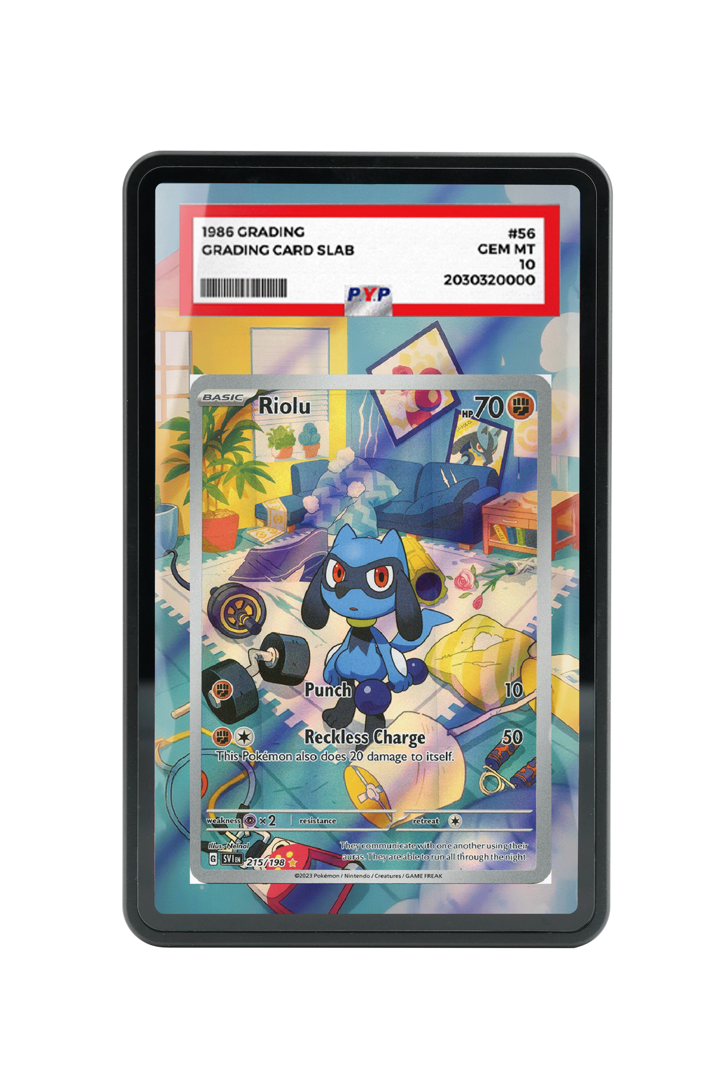 Riolu-Scarlet & Violet-Scarlet & Violet Base Set-[215/198 ]- PSA GRADE