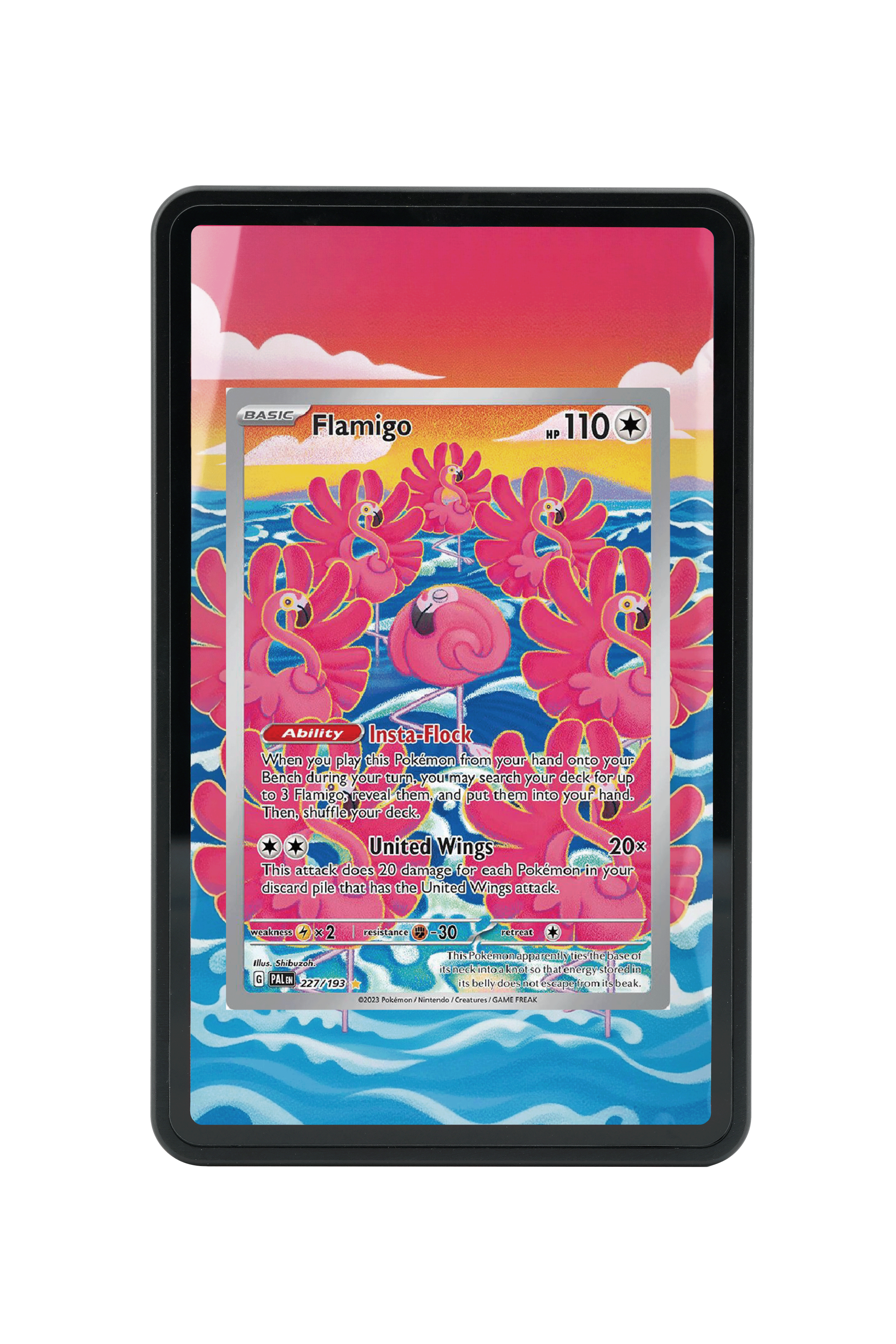 Flamigo-Scarlet & Violet-Paldea Evolved-[227/193 ]-MAGNETIC CARD HOLDER