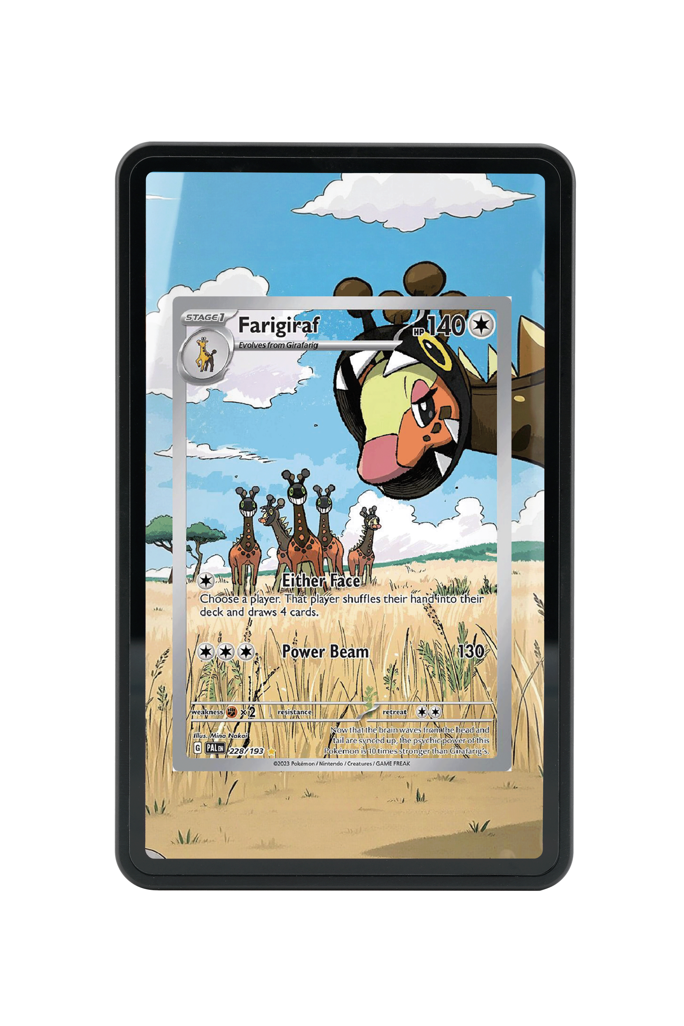 Farigiraf-Scarlet & Violet-Paldea Evolved-[228/193 ]-MAGNETIC CARD HOLDER