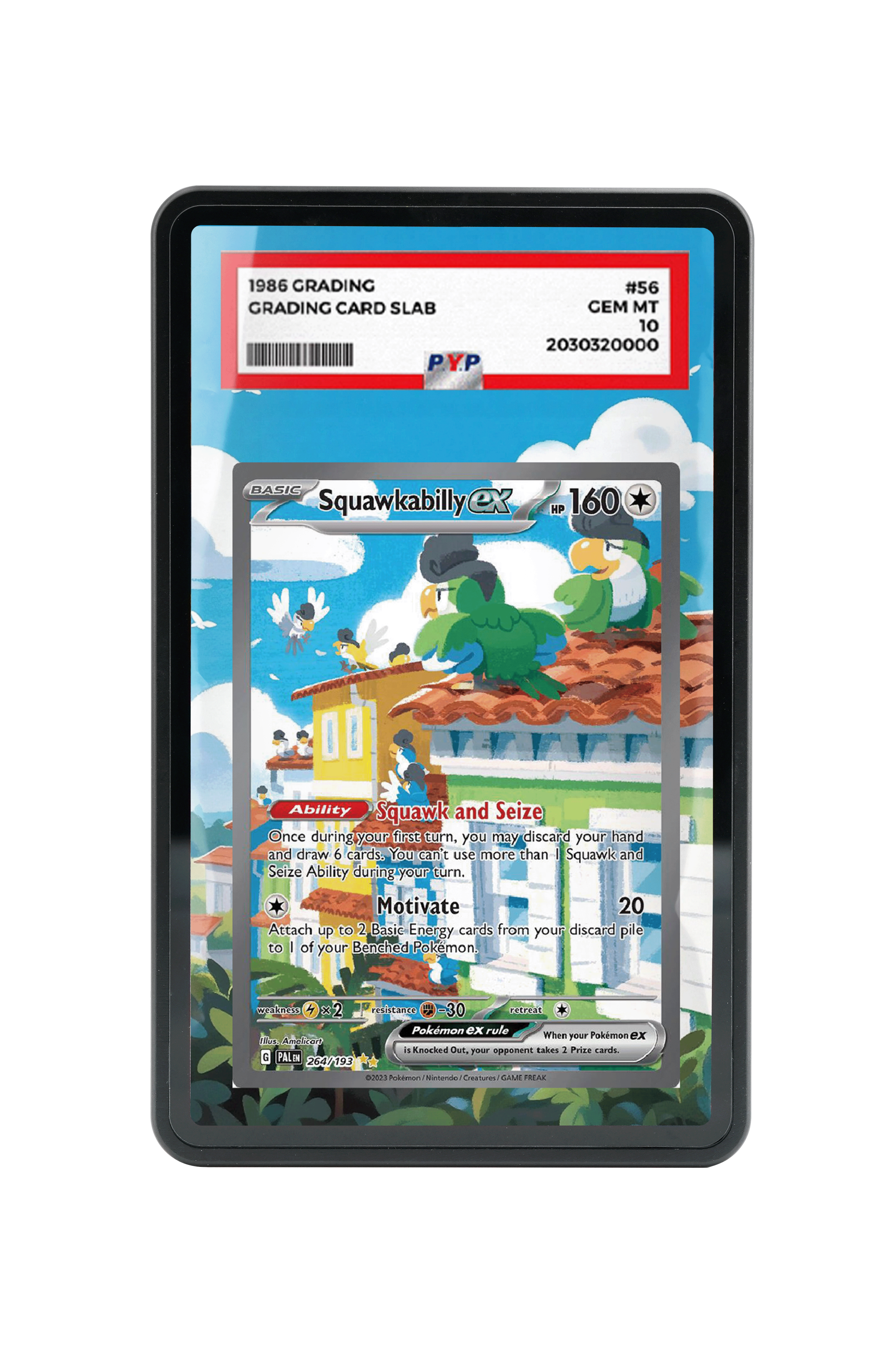 Squawkabilly ex-Scarlet & Violet-Paldea Evolved-[264/193 ]- PSA GRADE