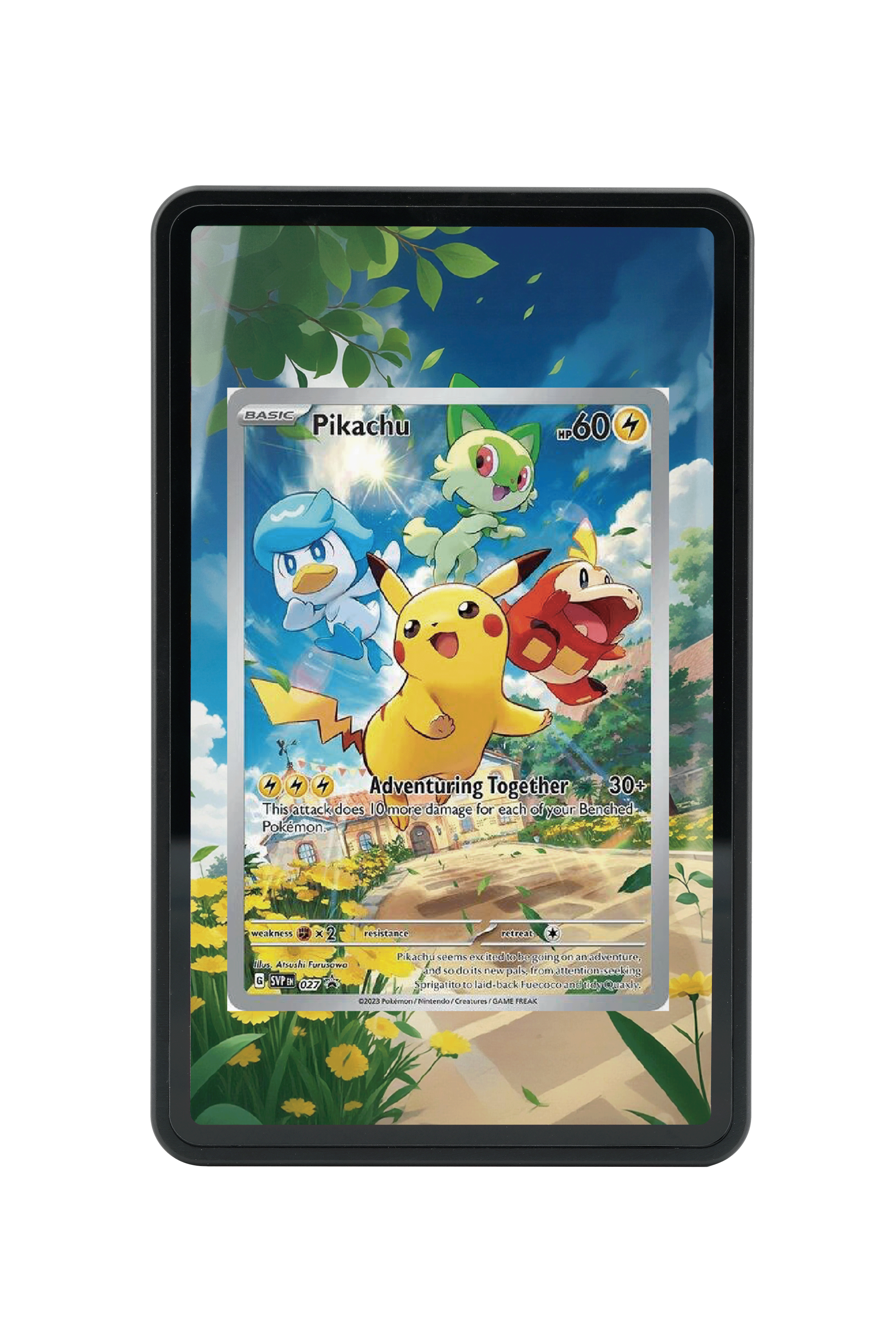 Pikachu-Scarlet & Violet-Scarlet & Violet Promo Cards-[27]-MAGNETIC CARD HOLDER