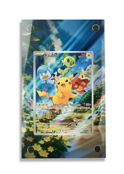 Pokémon TCG Pikachu 027 (Pokemon Center Exclusive) Scarlet & Violet - Scarlet & Violet Promo Cards #27 Display Frame | Gem Mint Sleeve