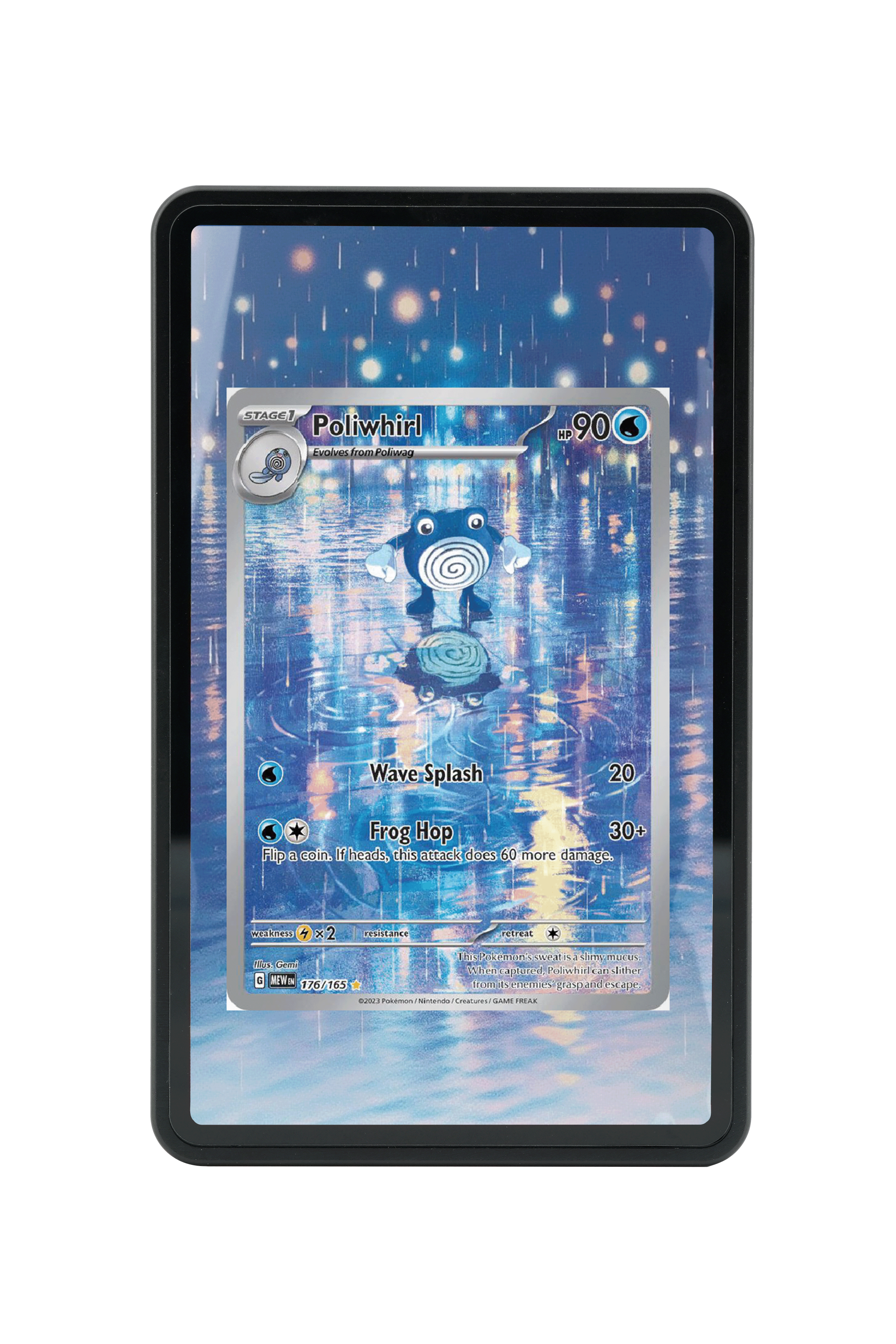 Poliwhirl-Scarlet & Violet-Scarlet & Violet 151-[176/165 ]-MAGNETIC CARD HOLDER