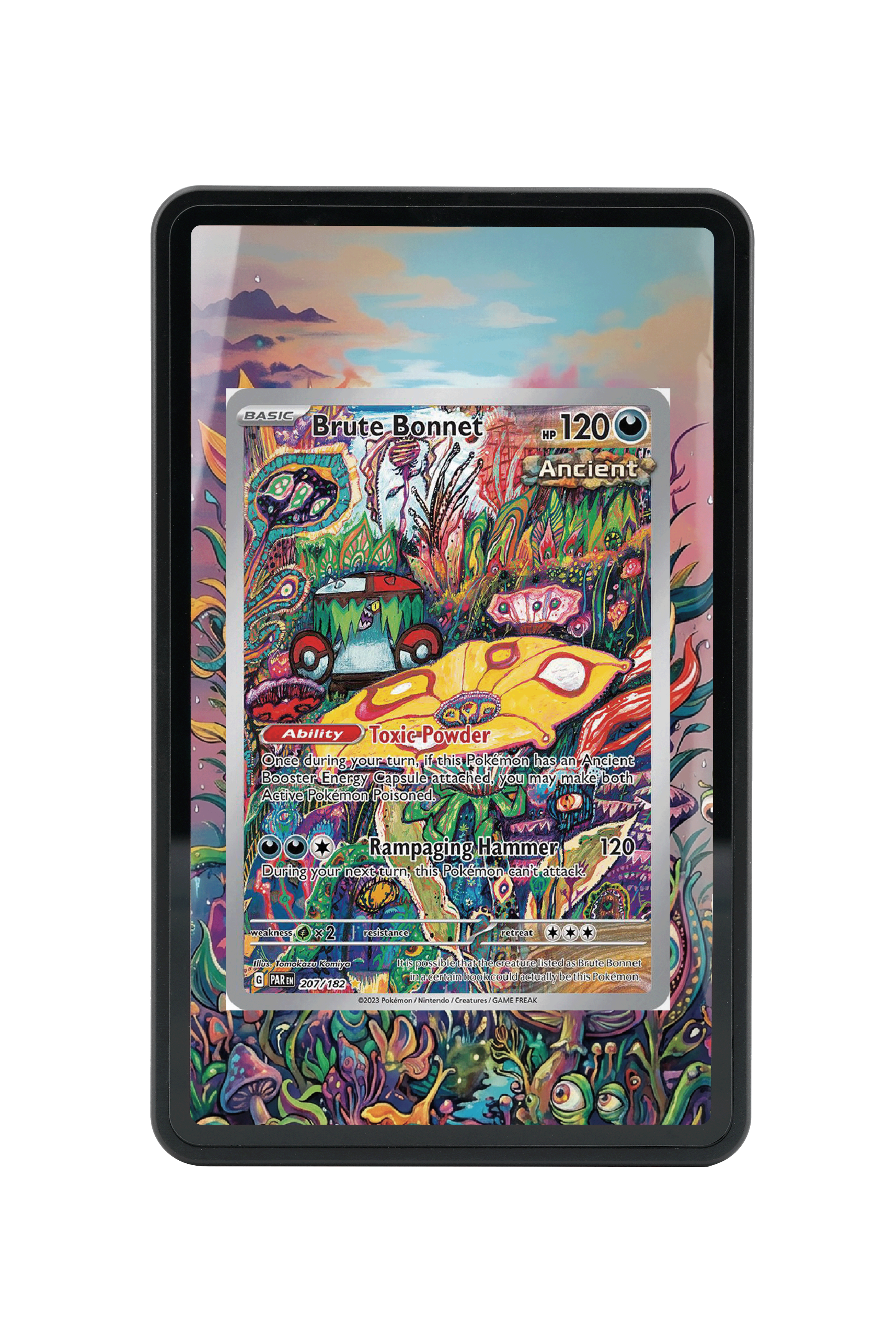 Brute Bonnet-Scarlet & Violet-Paradox Rift-[207/182 ]-MAGNETIC CARD HOLDER