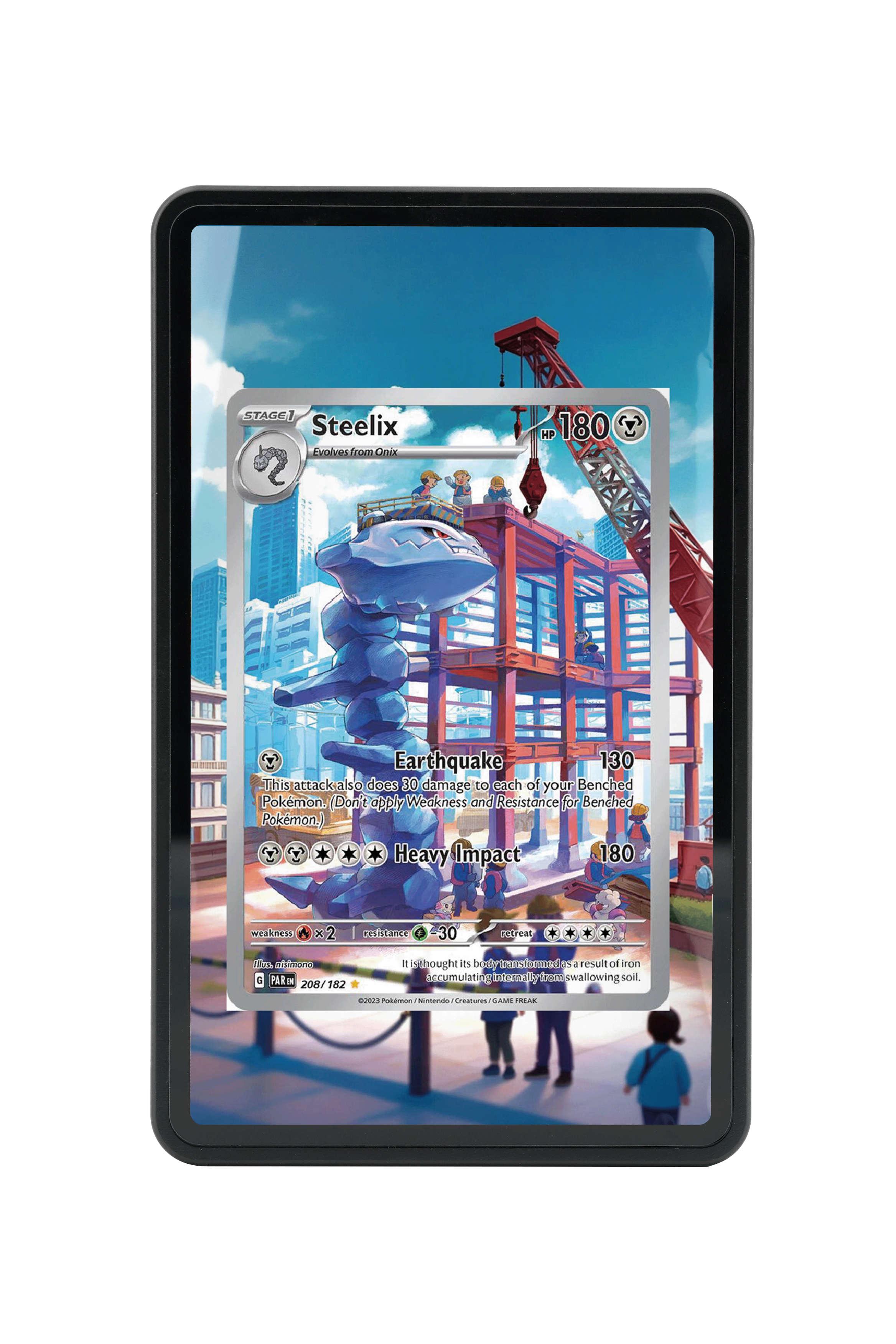 Steelix-Scarlet & Violet-Paradox Rift-[208/182 ]-MAGNETIC CARD HOLDER