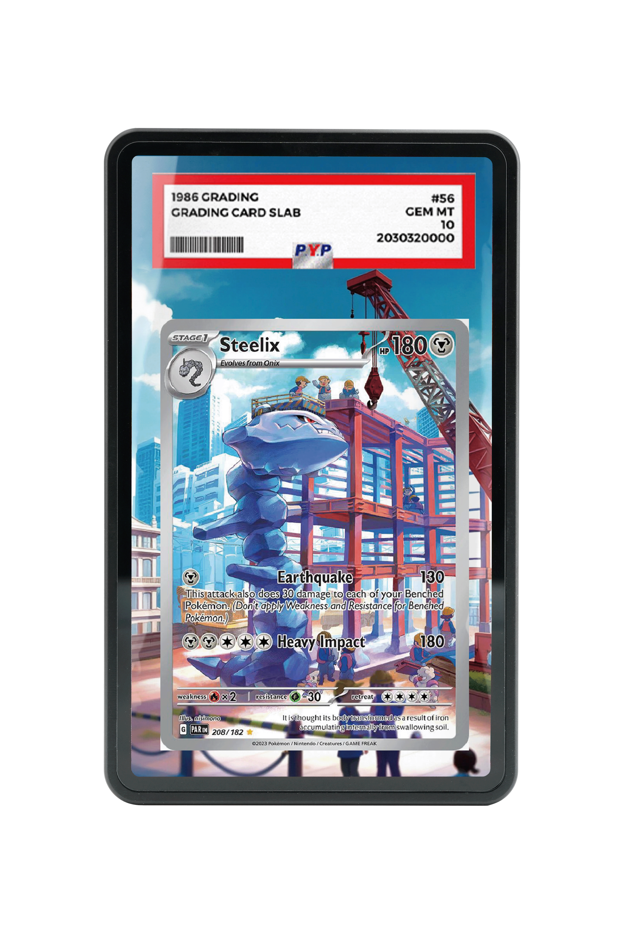 Steelix-Scarlet & Violet-Paradox Rift-[208/182 ]- PSA GRADE