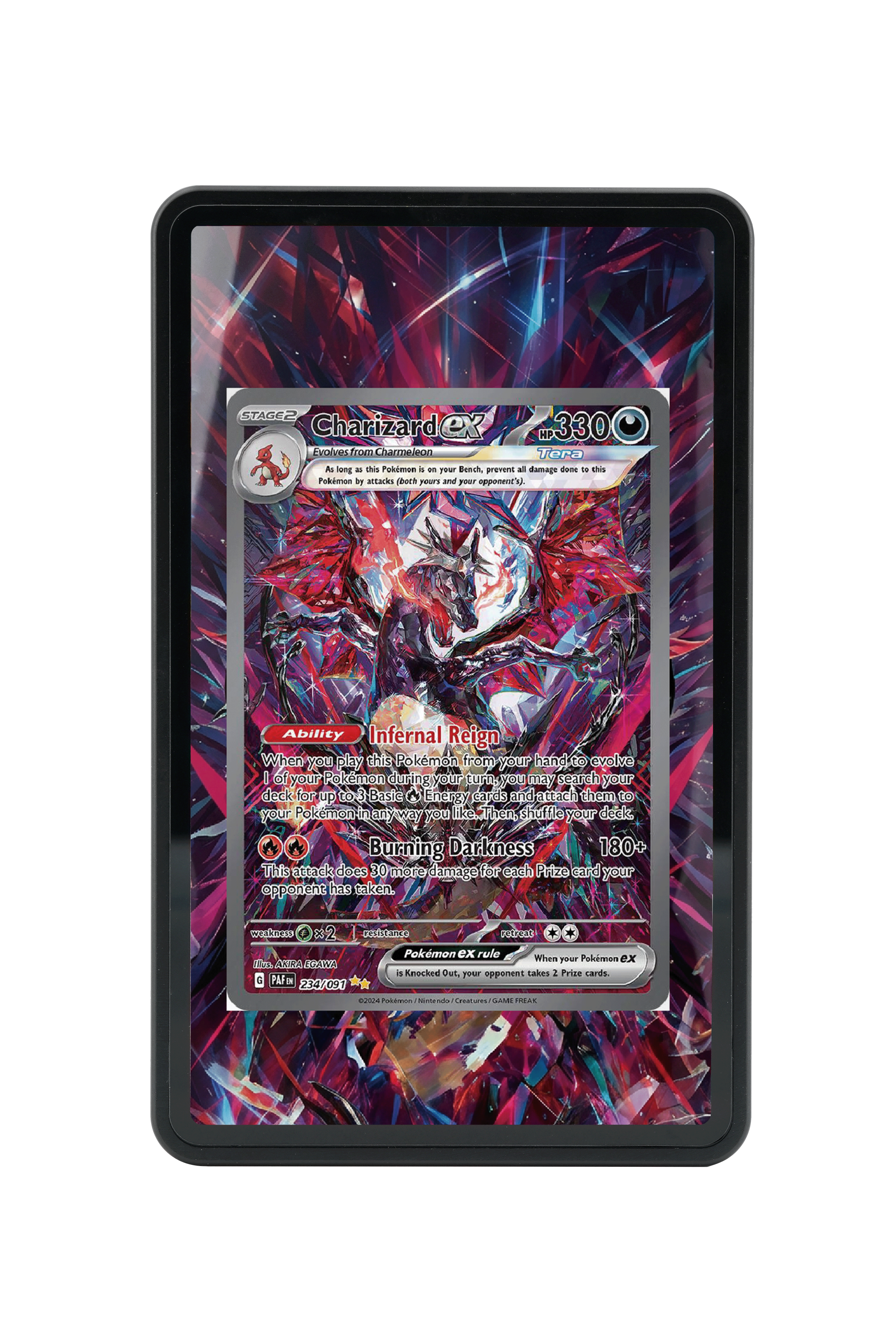 Charizard ex-Scarlet & Violet-Paldean Fates-[234/091 ]-MAGNETIC CARD HOLDER