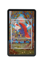 Pokémon TCG Braviary Scarlet & Violet - Surging Sparks #214/191 Magnetic Card Holder | Gem Mint Sleeve