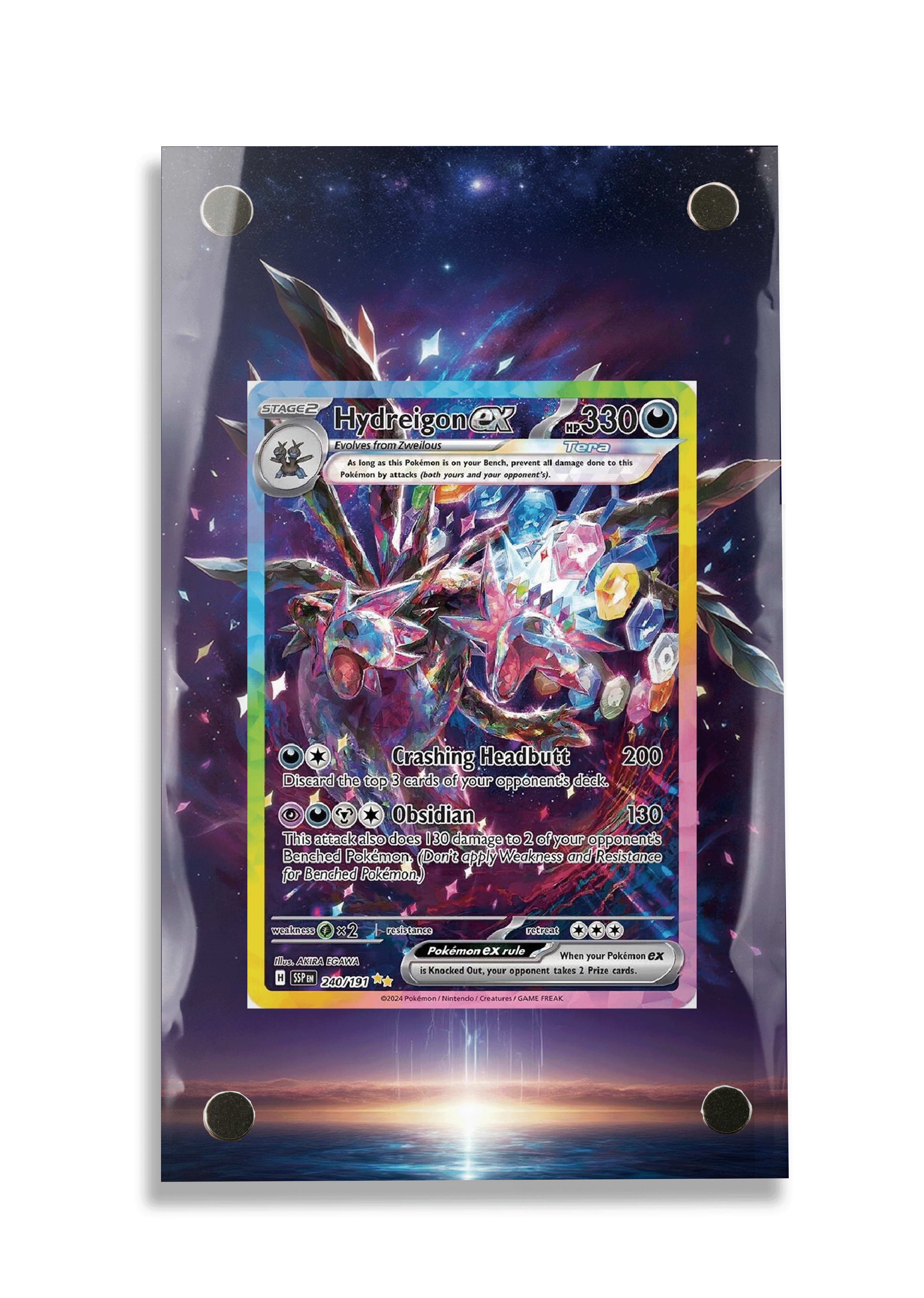 Hydreigon ex-Scarlet & Violet-Surging Sparks-[240/191 ]- FRAME