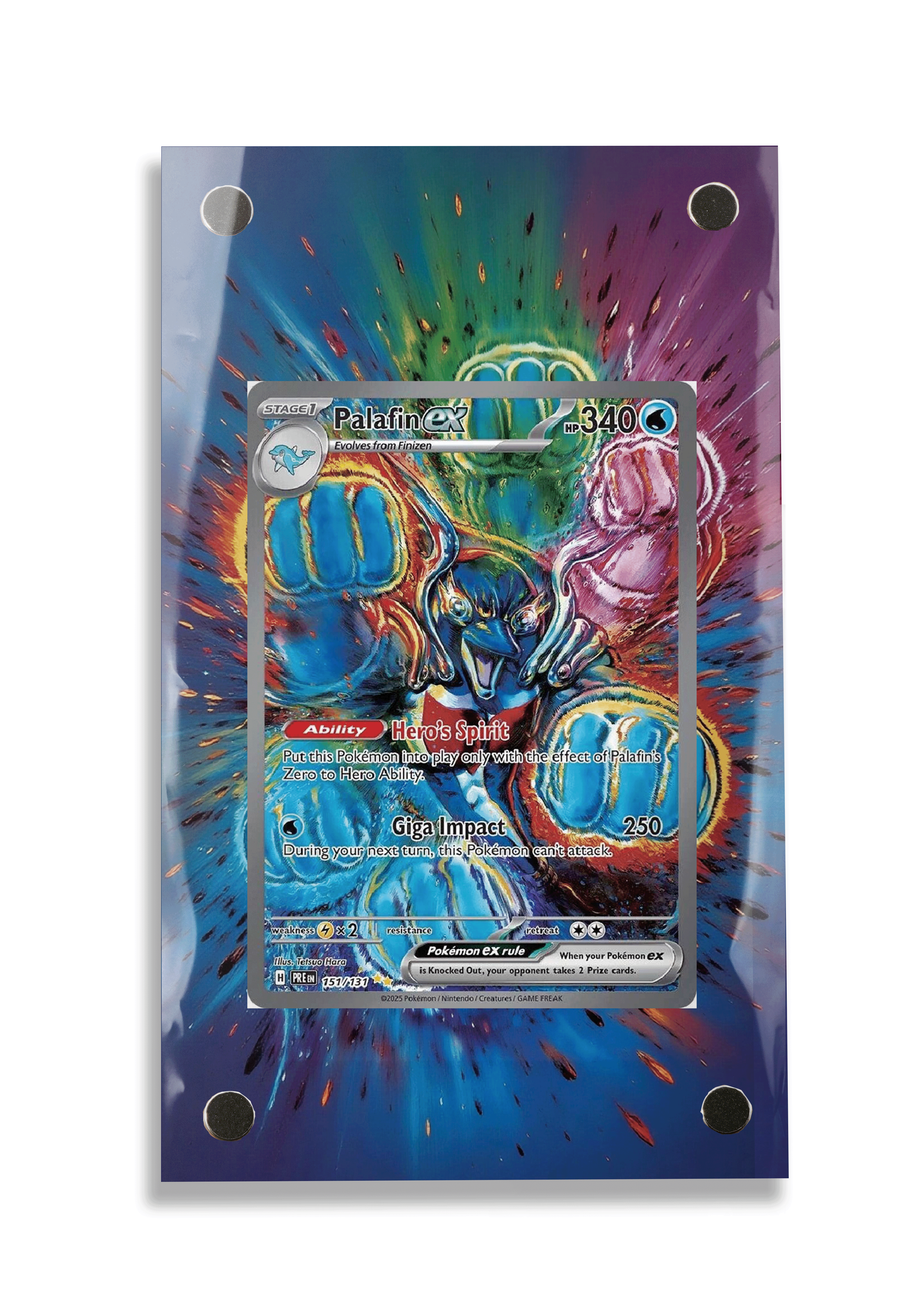 Palafin ex-Scarlet & Violet-Prismatic Evolutions-[151/131 ]- FRAME