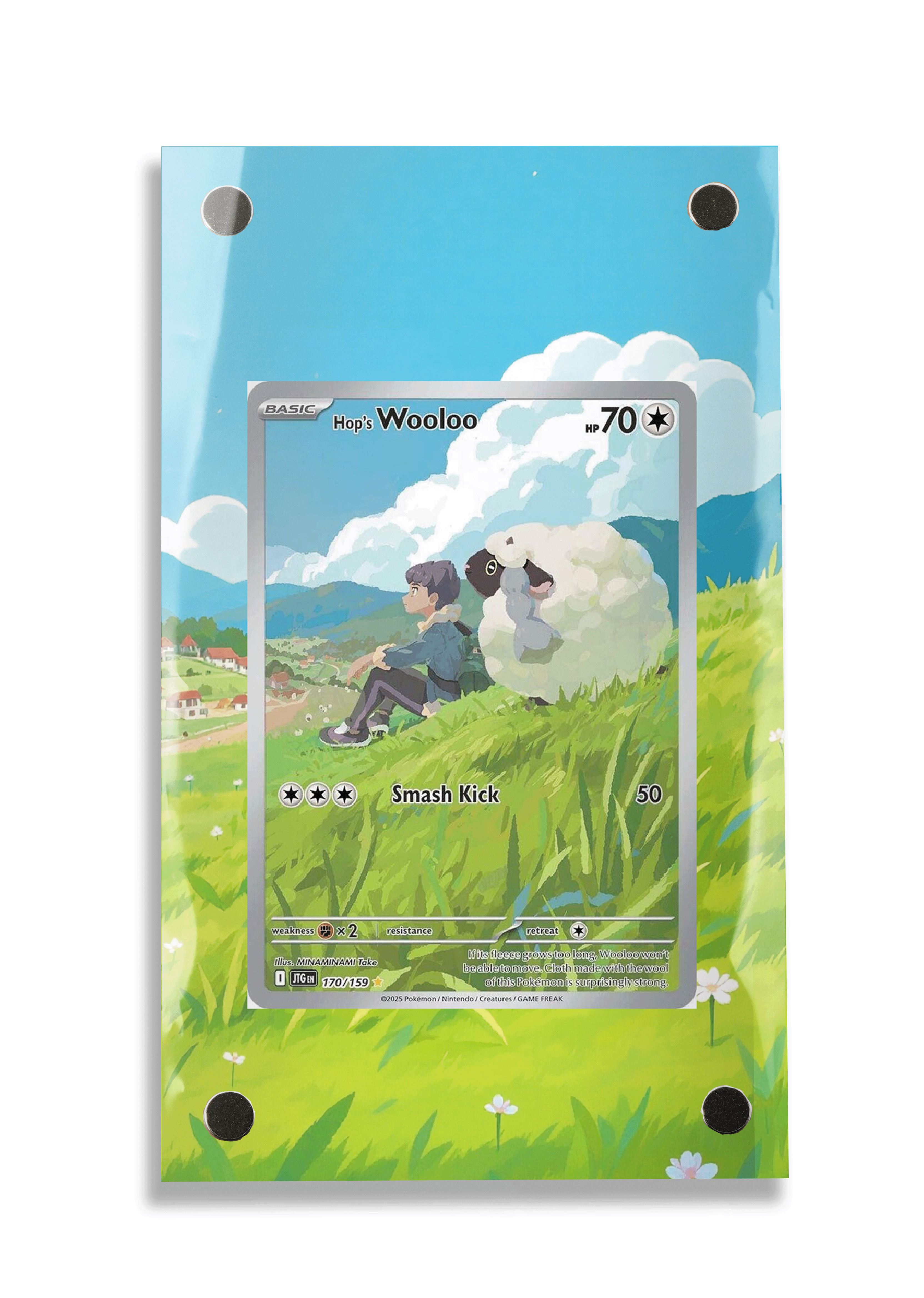 Pokémon TCG Hop's Wooloo Scarlet & Violet - Journey Together #170/159 Display Frame | Gem Mint Sleeve