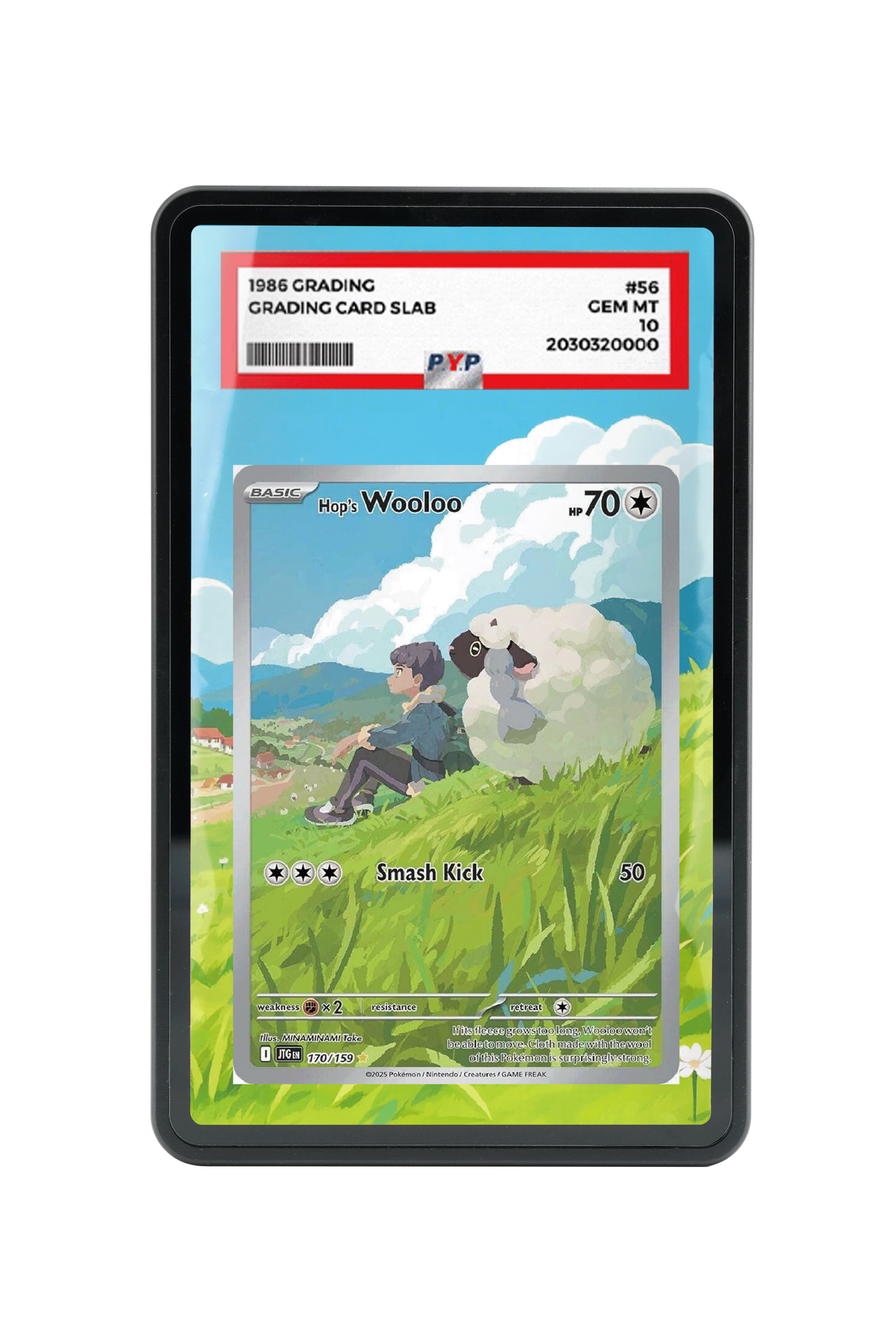 Pokémon TCG Hop's Wooloo Scarlet & Violet - Journey Together #170/159 PSA Grade Case | Gem Mint Sleeve