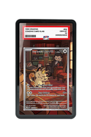 Pokémon TCG Team Rocket's Meowth Scarlet & Violet - Destined Rivals #203/182 PSA Grade Case | Gem Mint Sleeve