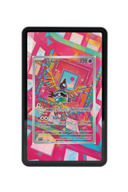 Pokémon TCG Sigilyph Scarlet & Violet - White Flare #121/086 Magnetic Card Holder | Gem Mint Sleeve