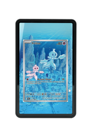 Pokémon TCG Frillish Scarlet & Violet - White Flare #126/086 Magnetic Card Holder | Gem Mint Sleeve