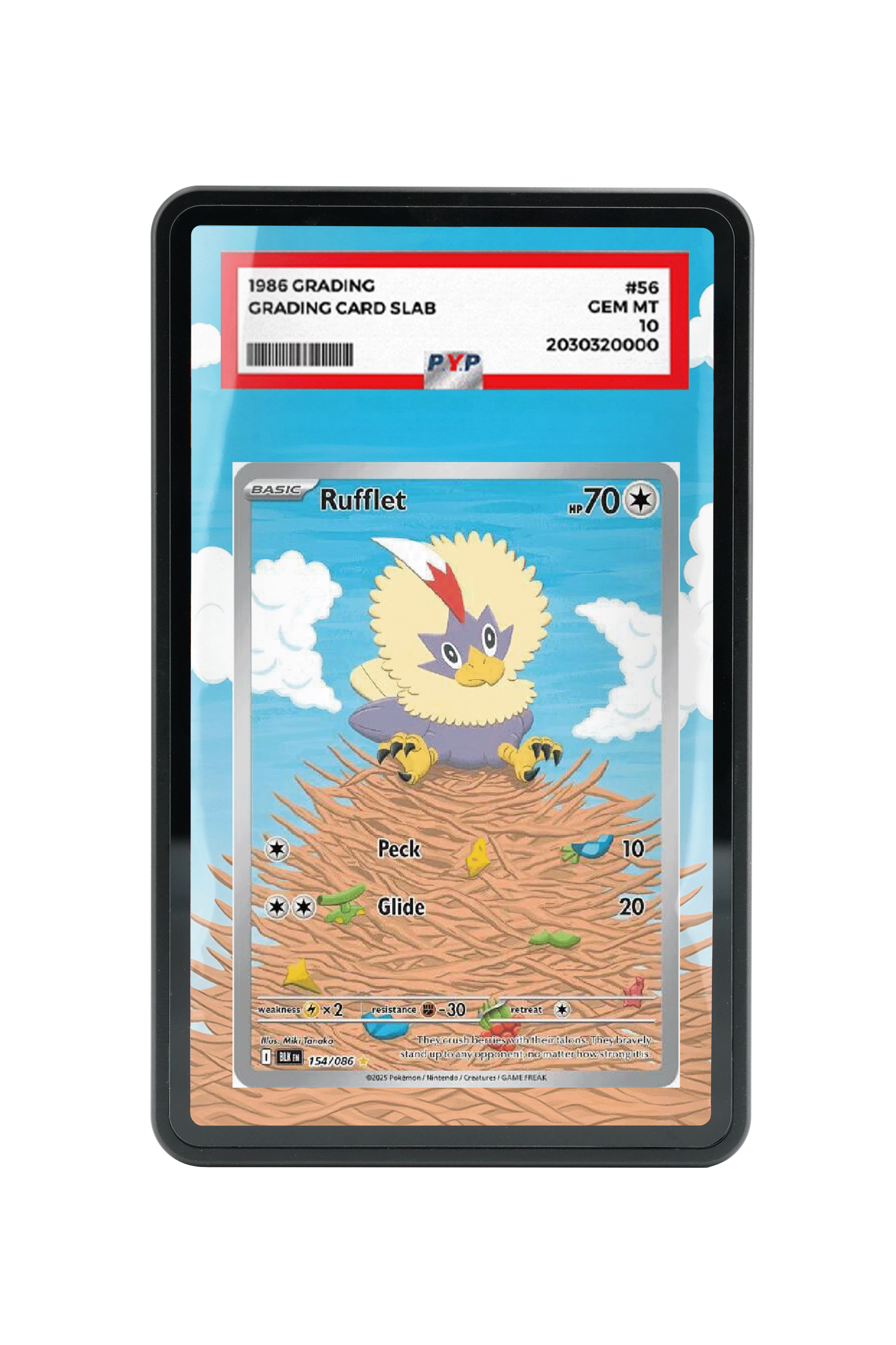 Rufflet-Scarlet & Violet-Black Bolt-[154/086 ]- PSA GRADE