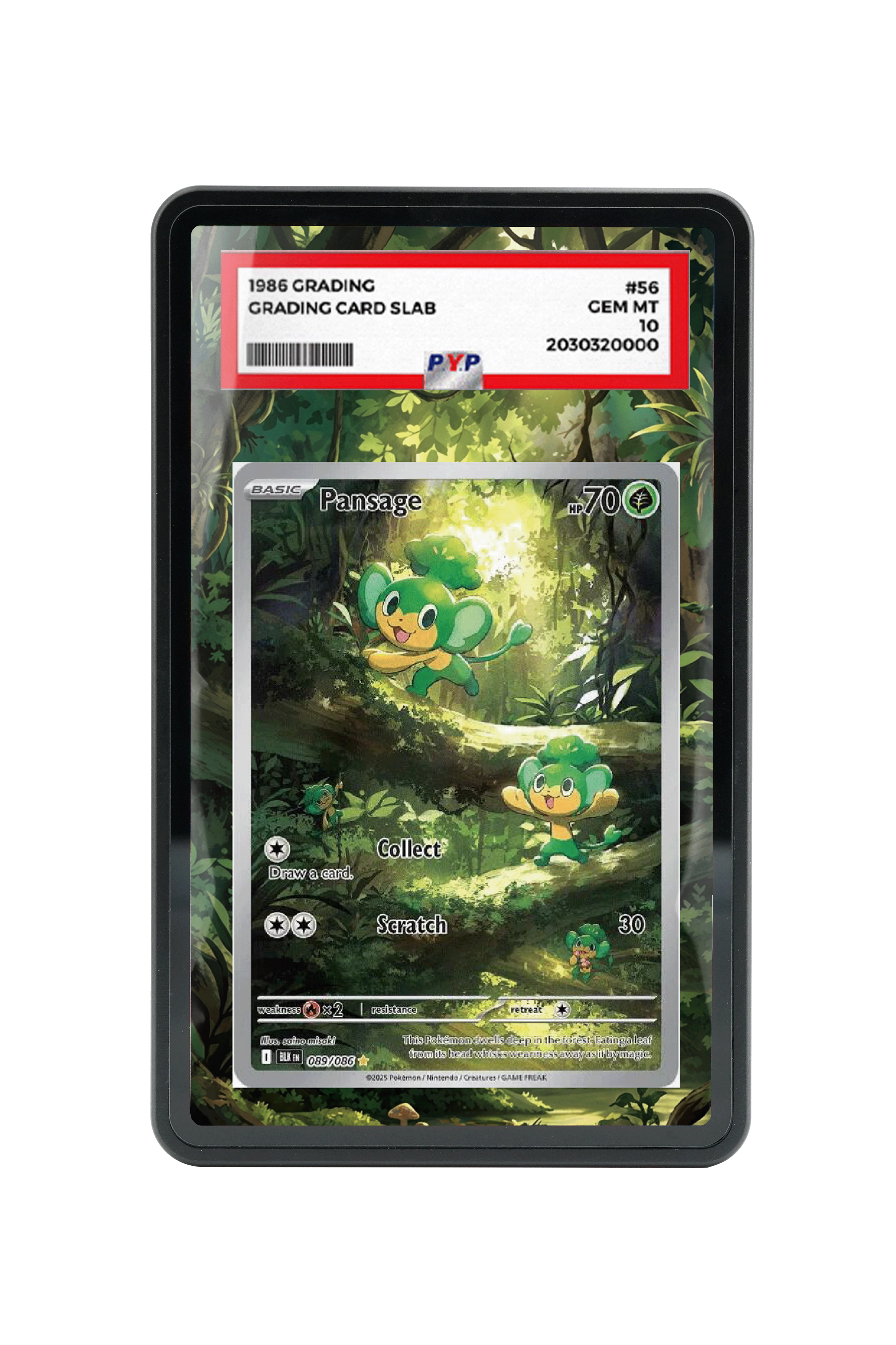 Pansage-Scarlet & Violet-Black Bolt-[089/086 ]- PSA GRADE