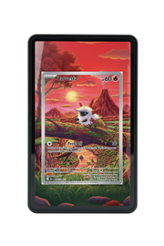 Pokémon TCG Larvesta Scarlet & Violet - Black Bolt #099/086 Magnetic Card Holder | Gem Mint Sleeve