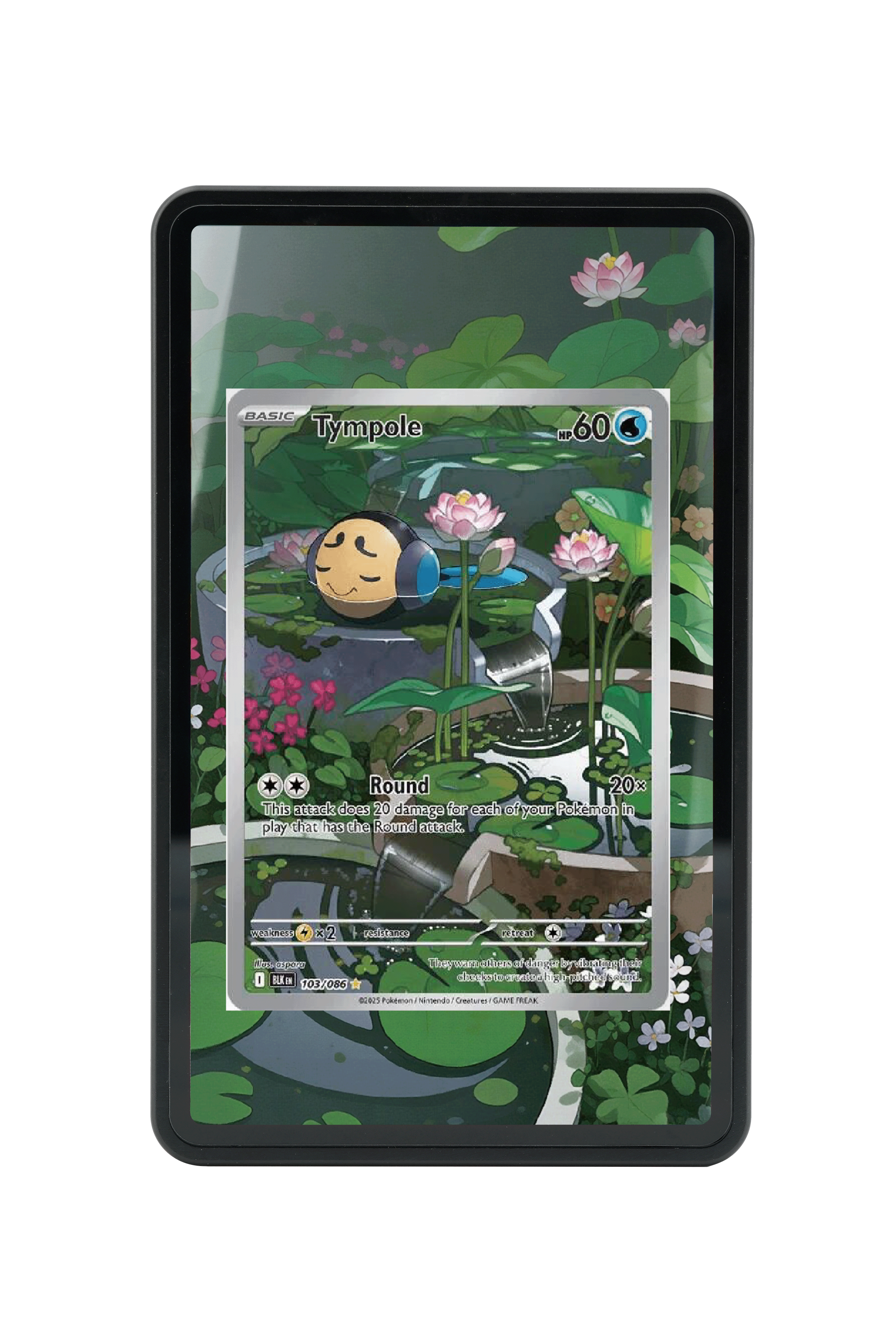 Tympole-Scarlet & Violet-Black Bolt-[103/086 ]-MAGNETIC CARD HOLDER