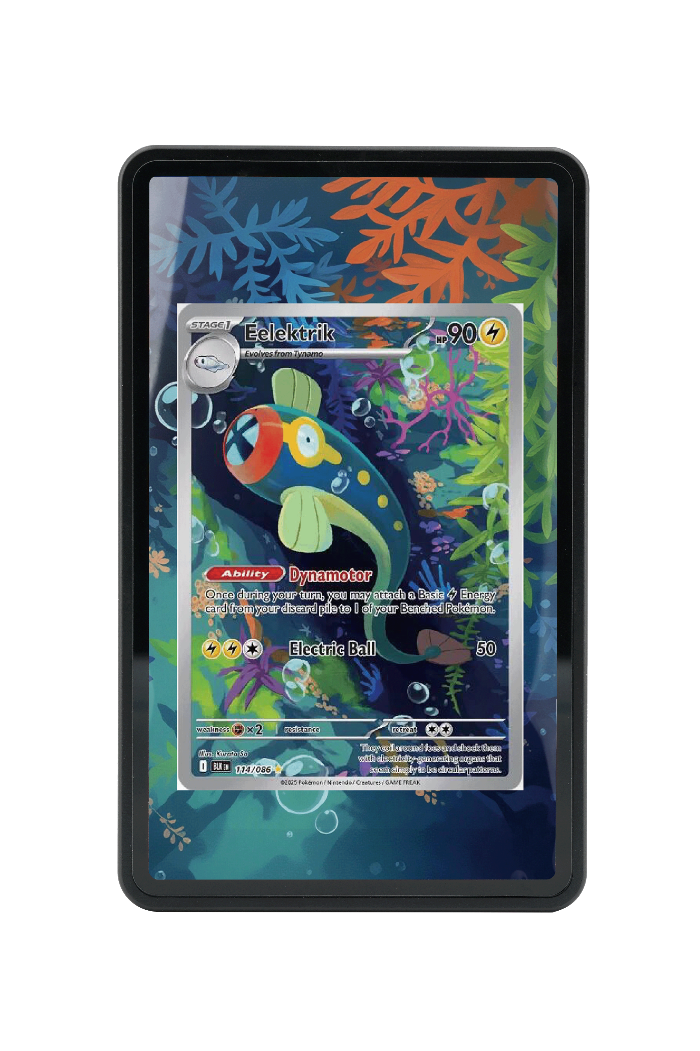 Eelektrik-Scarlet & Violet-Black Bolt-[114/086 ]-MAGNETIC CARD HOLDER