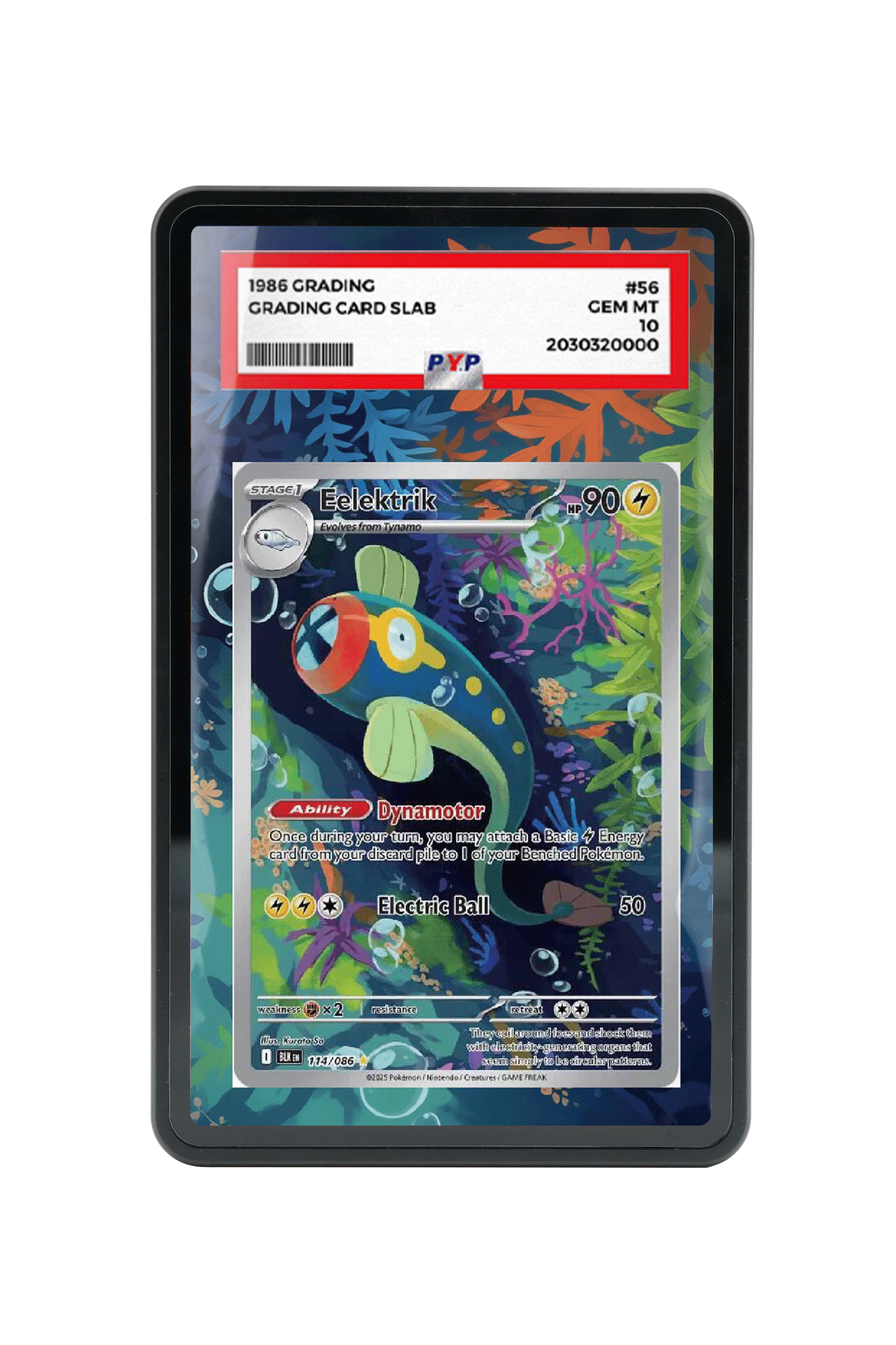 Eelektrik-Scarlet & Violet-Black Bolt-[114/086 ]- PSA GRADE