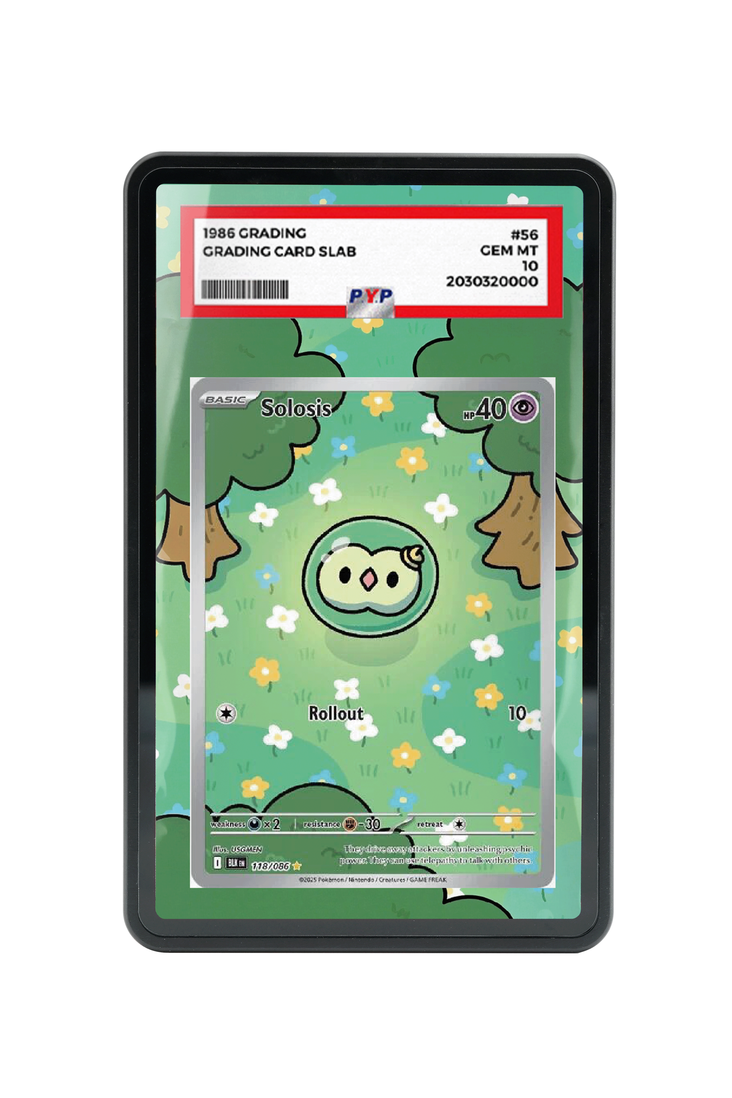 Solosis-Scarlet & Violet-Black Bolt-[118/086 ]- PSA GRADE